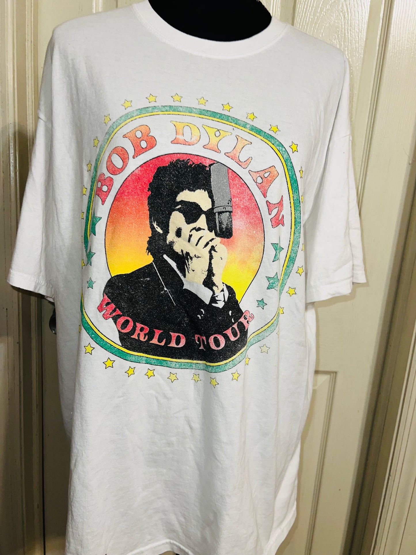 Bob Dylan Double Sided Oversized Distressed Tee