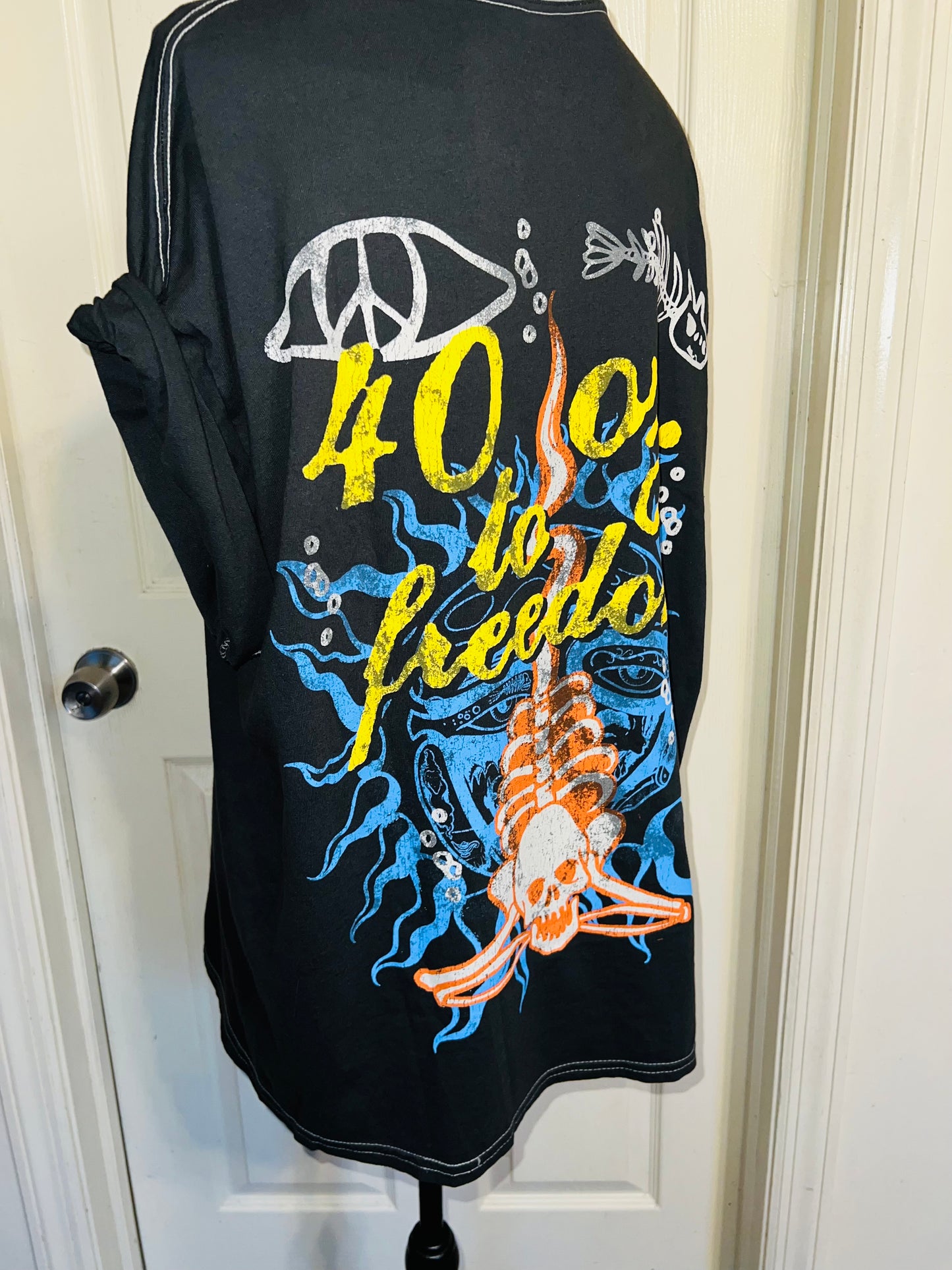 Sublime Double Sided Oversized Distressed Tee