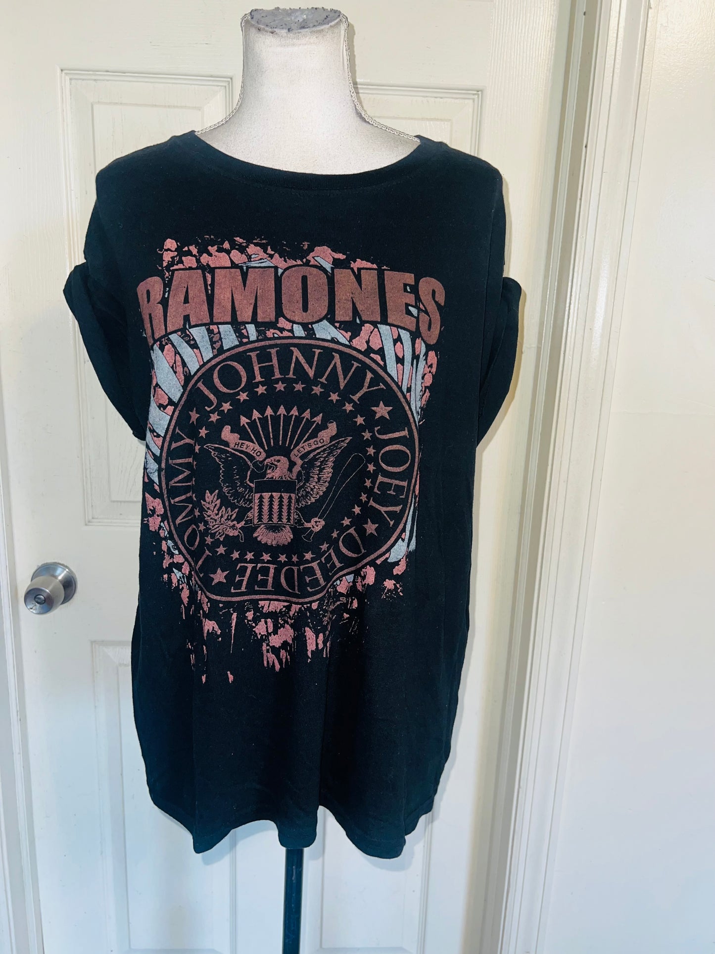Ramones Oversized Distressed Tee