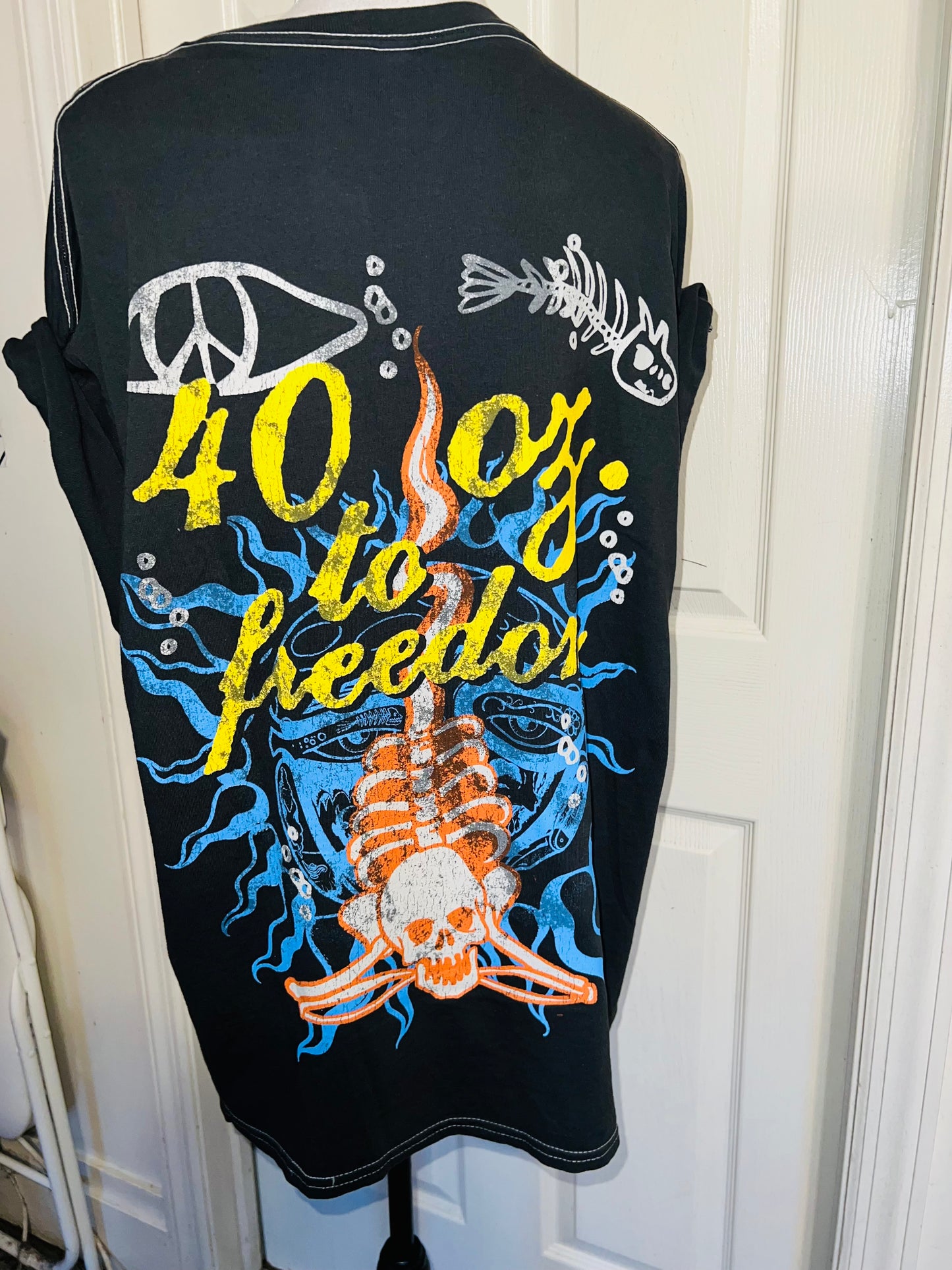 Sublime Double Sided Oversized Distressed Tee