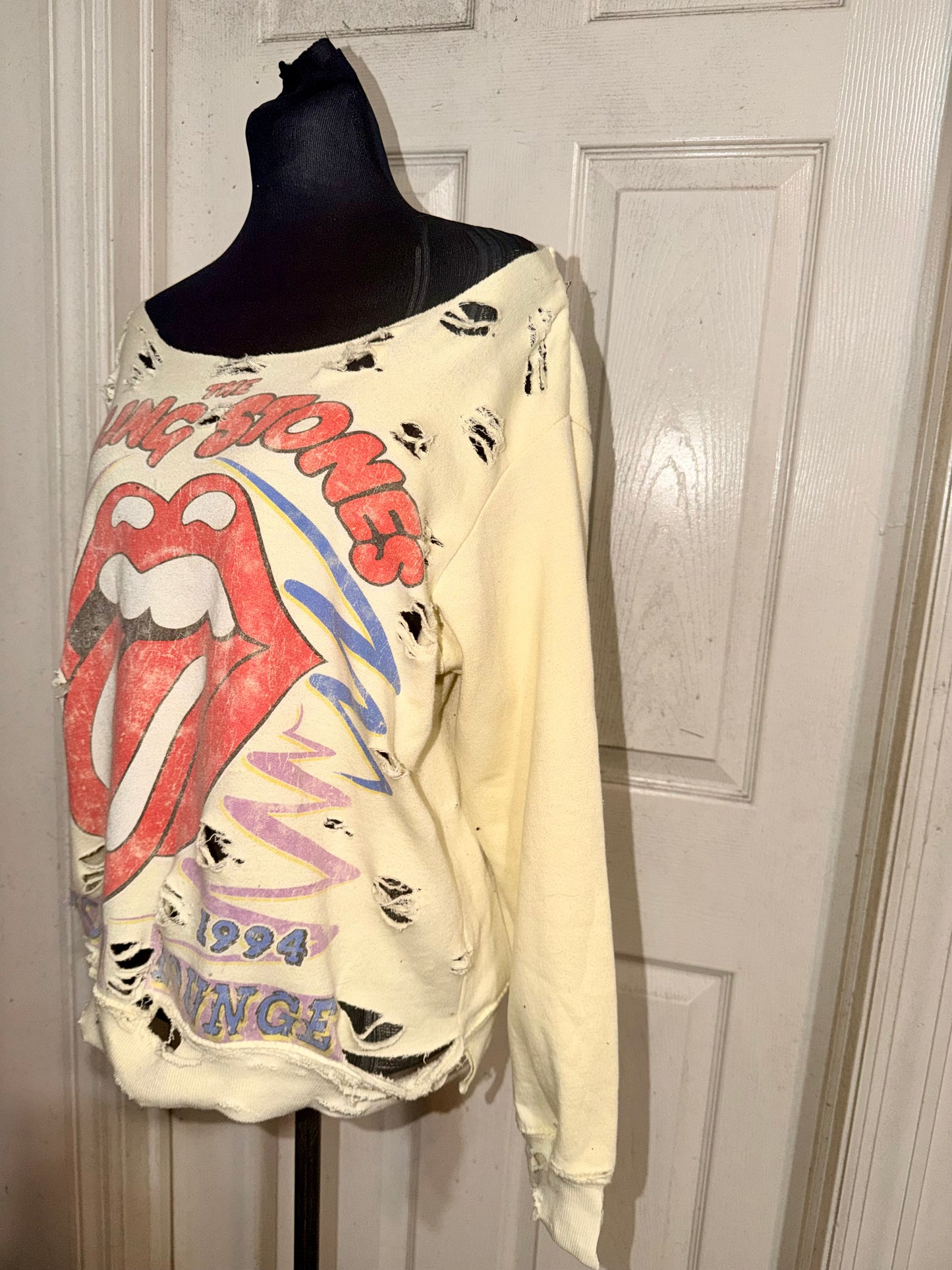 The Rolling Stones Distressed Sweatshirt