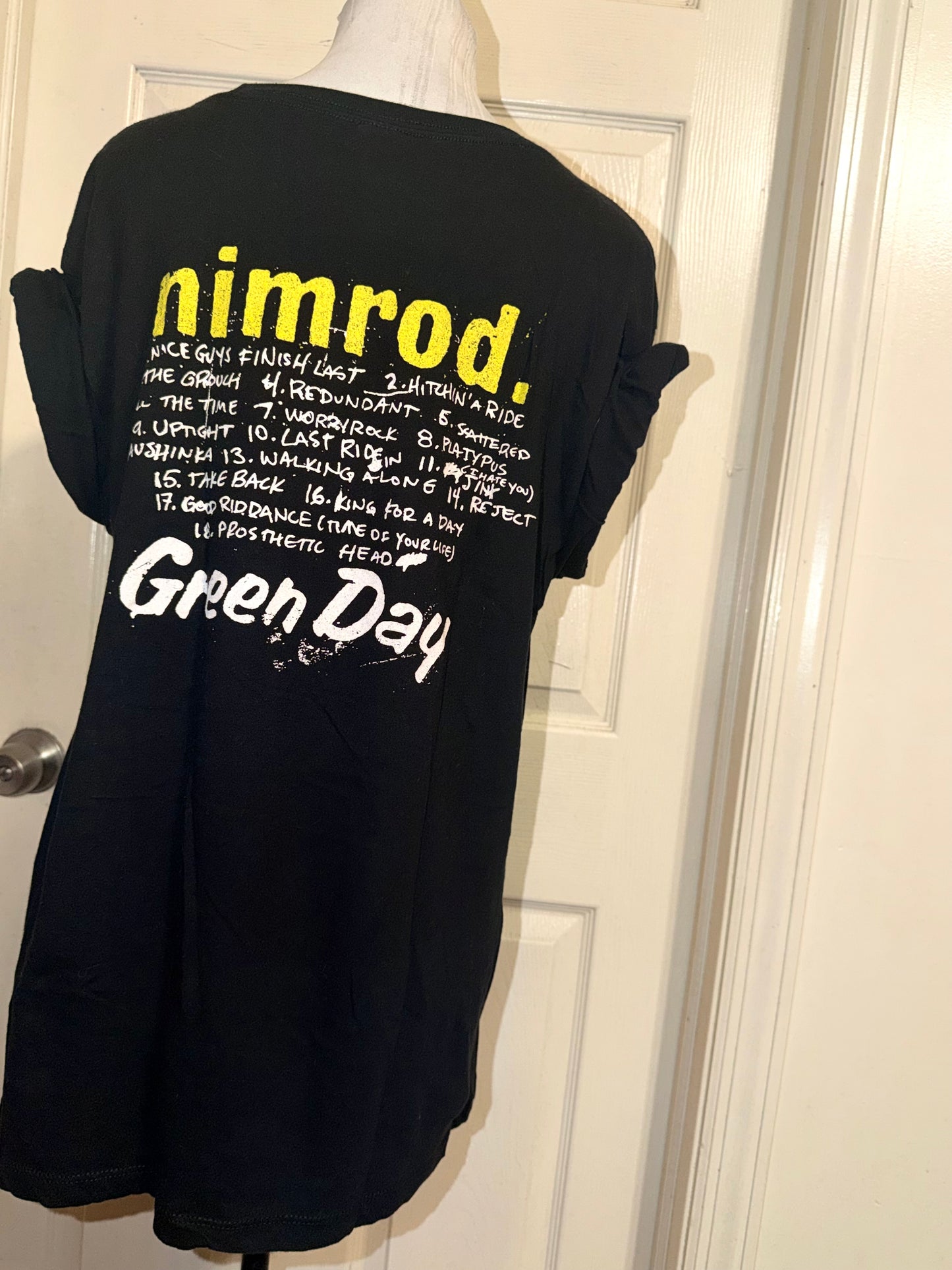 Green Day Double Sided Tee