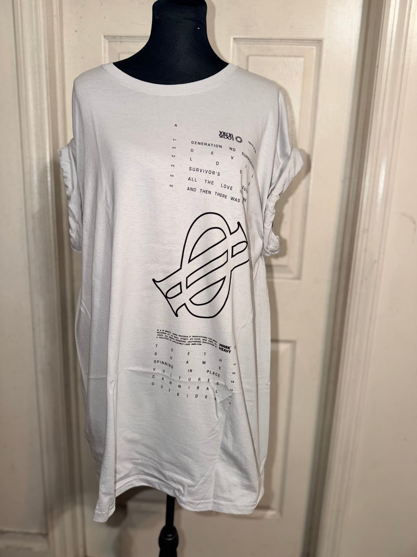 Underoath Double Sided Oversized Distressed Tee