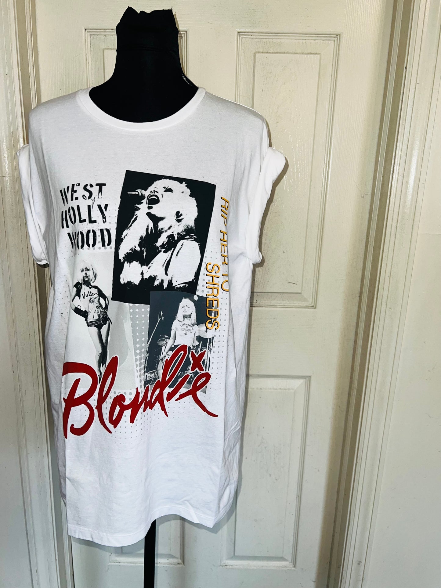 Blondie Oversized Distressed Tee