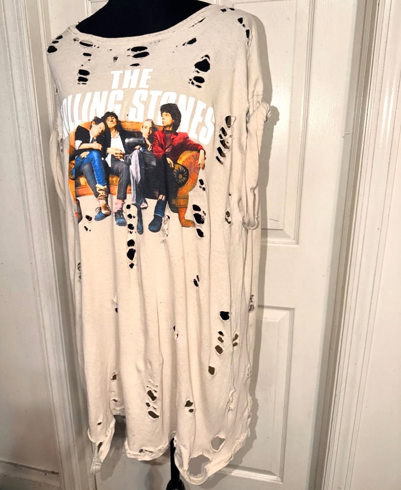 The Rolling Stones Double Sided Distressed Tee