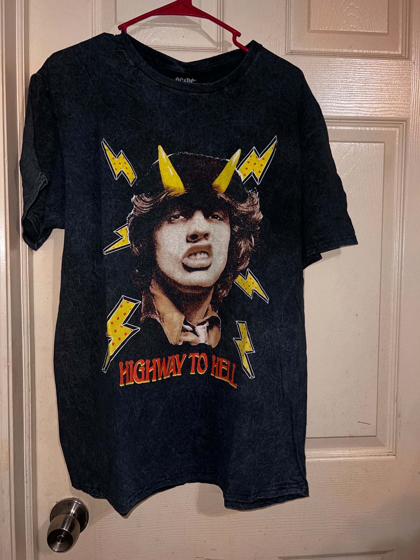 AC/DC Angus Young Highway to Hell Oversized Tee