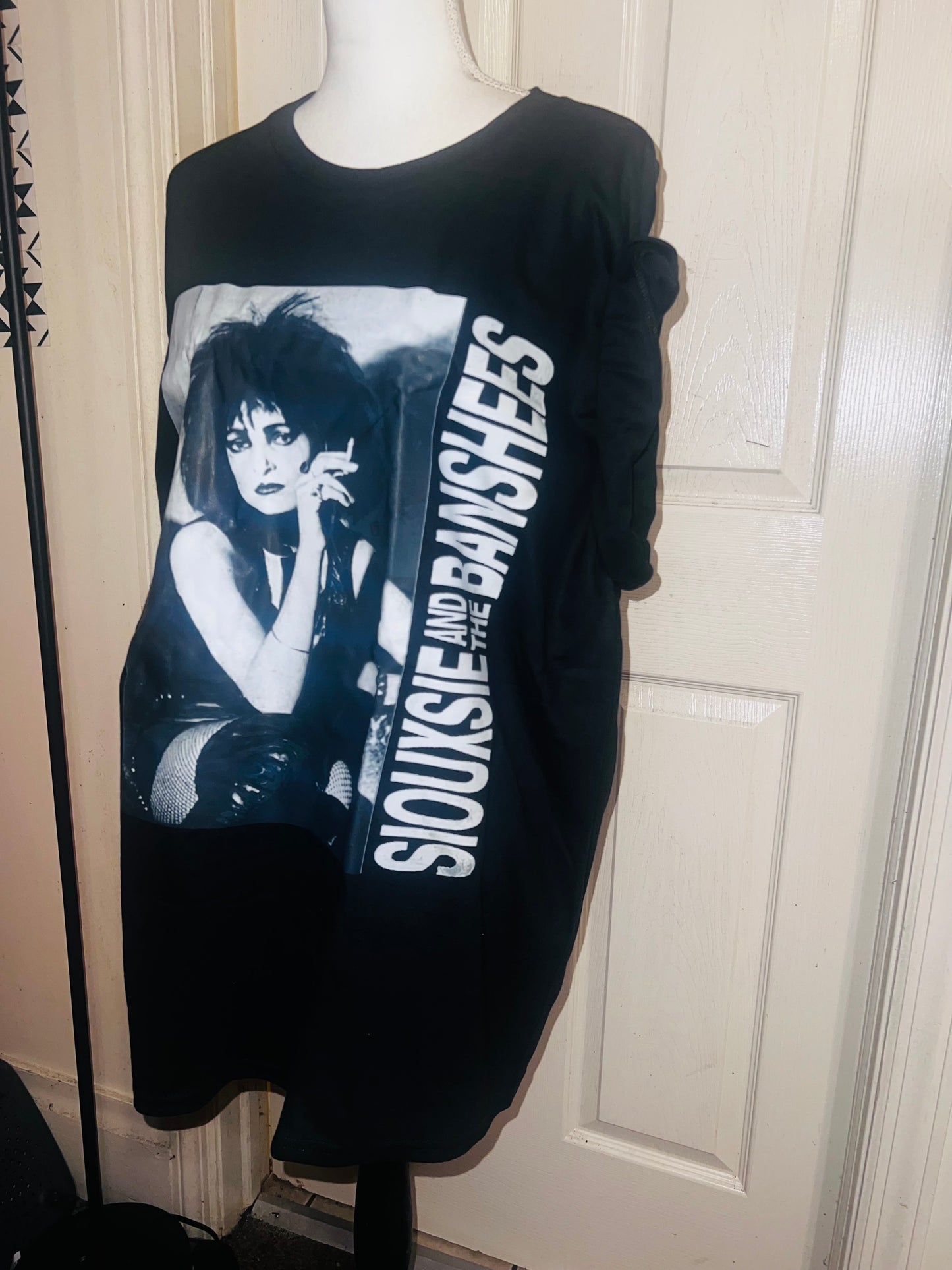 Siouxsie and the Banshees Oversized Distressed Tee