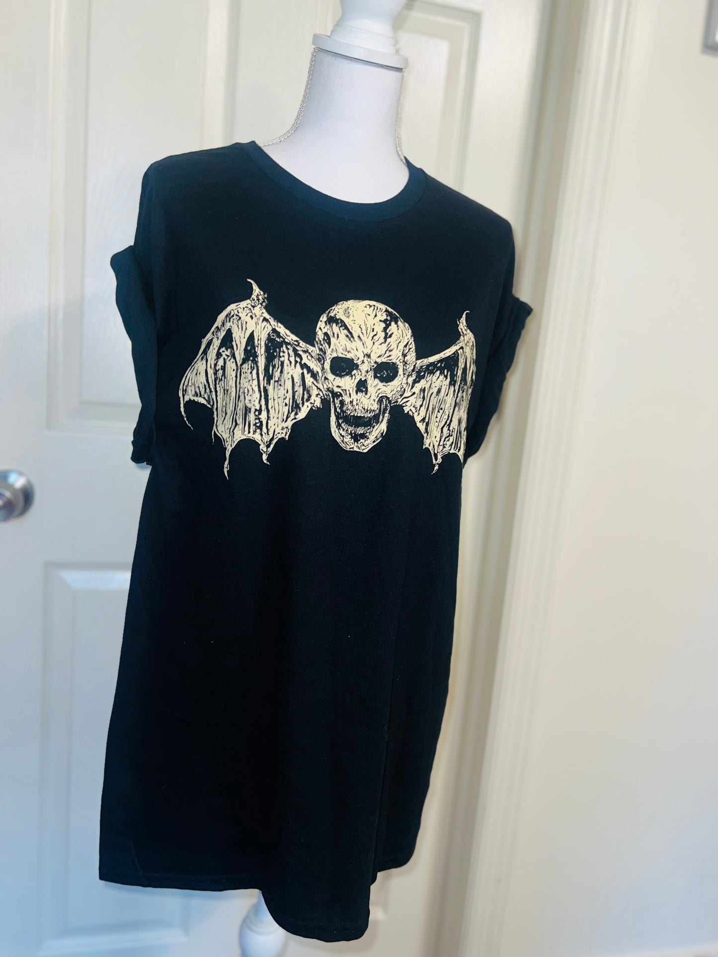 Avenged Sevenfold Double Sided Oversized Distressed Tee