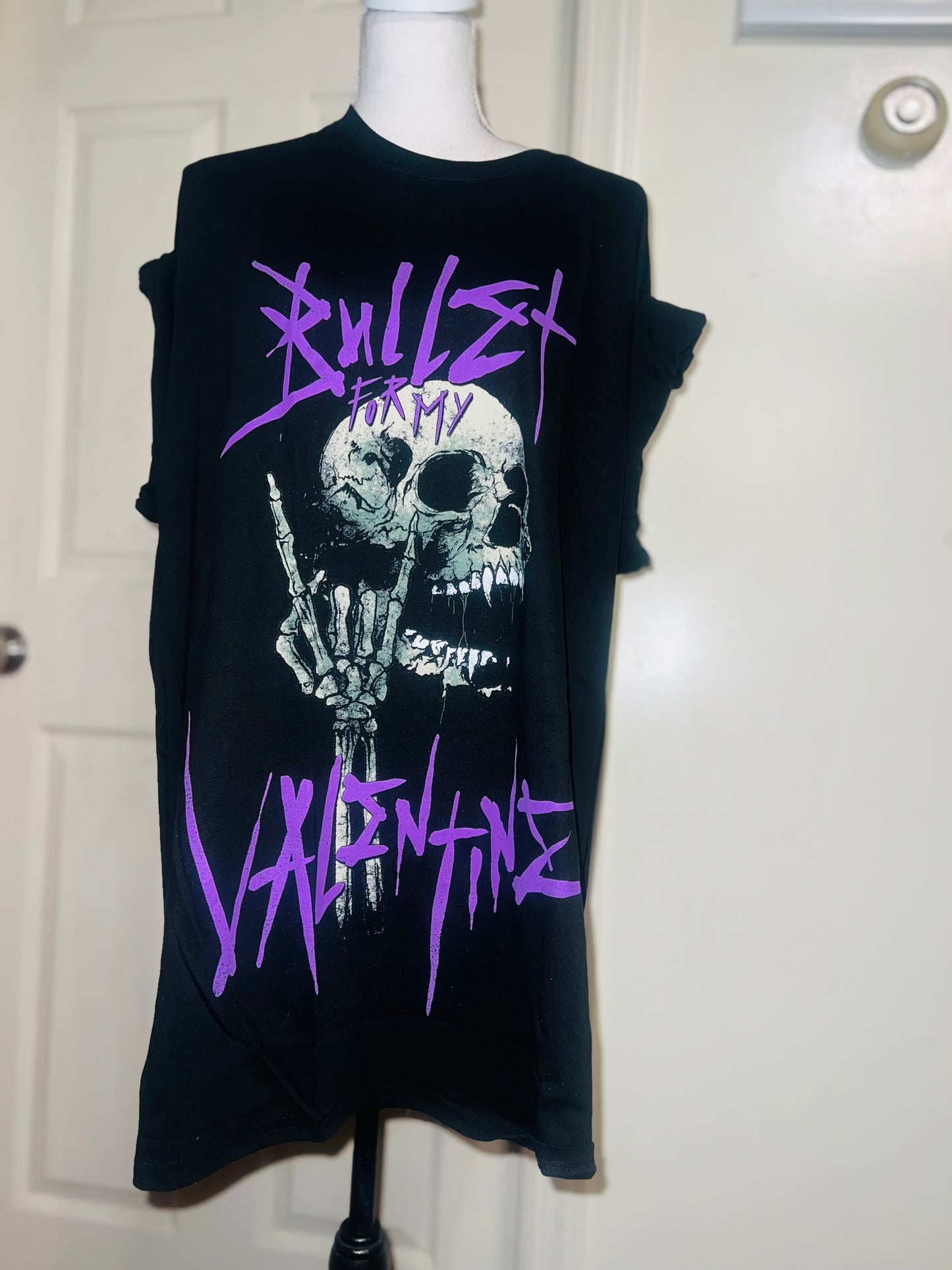 Bullet for my Valentine Oversized Distressed Tee