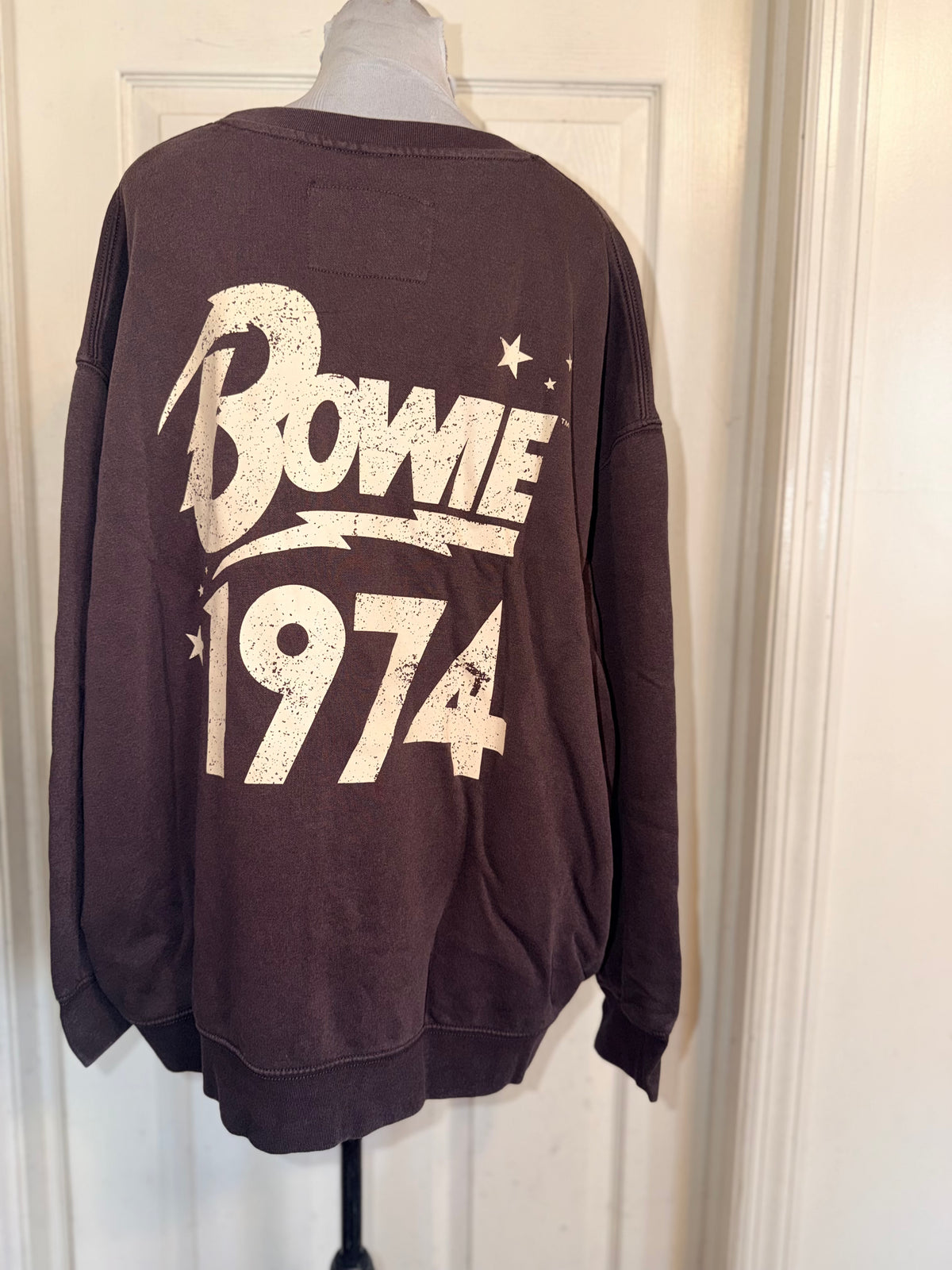 David Bowie Double Sided Oversized Sweatshirt
