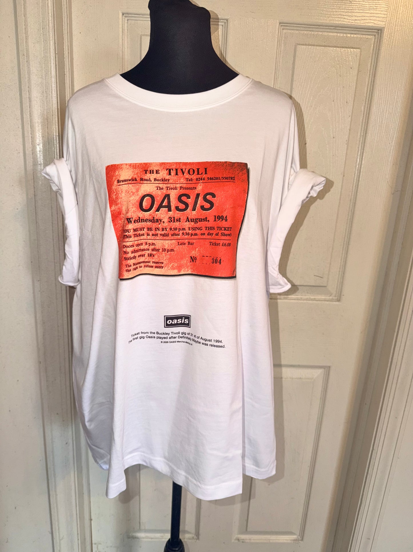 Oasis Oversized Distressed Tee