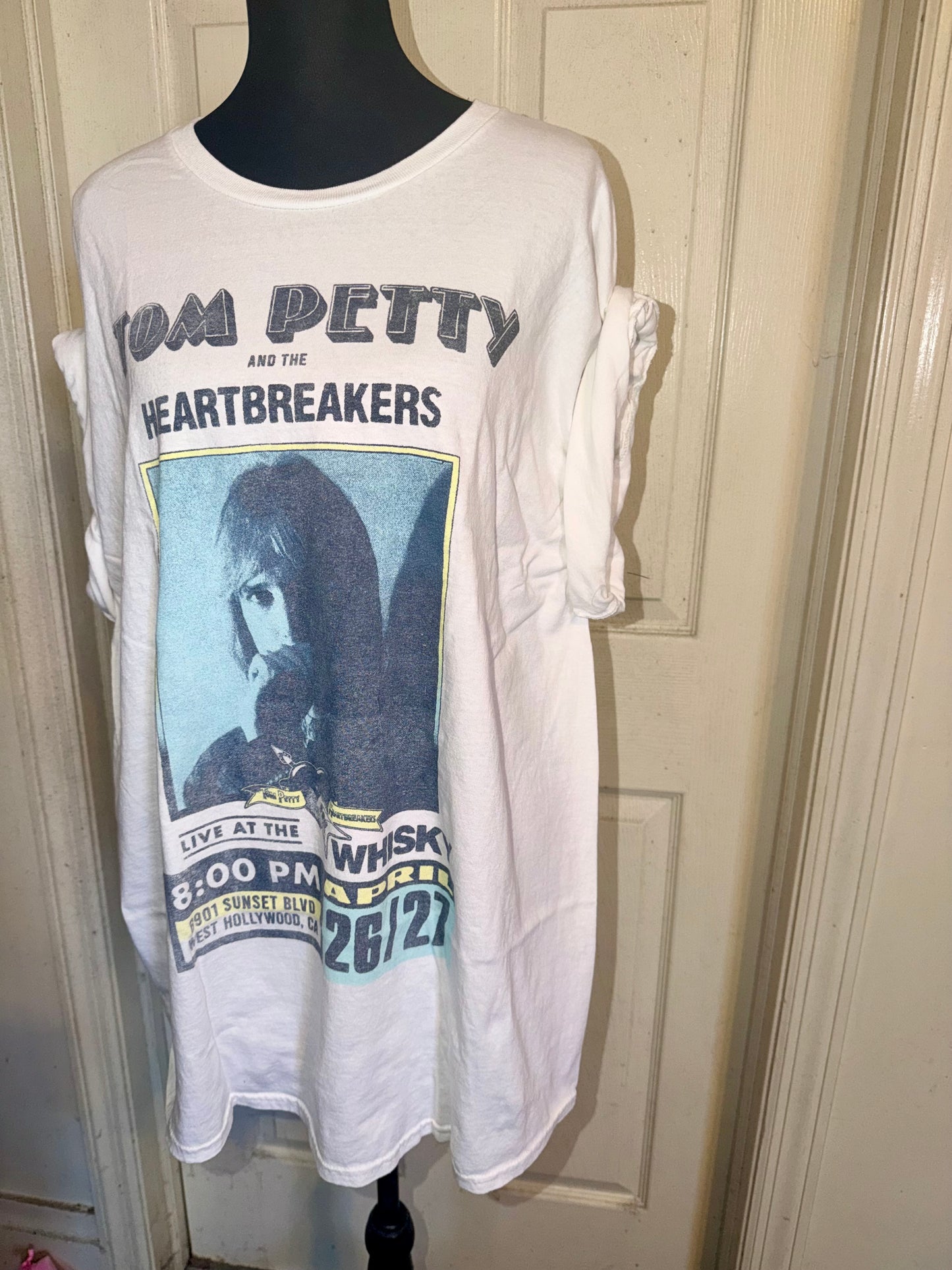 Tom Petty and the Heartbreakers Oversized Distressed Tee