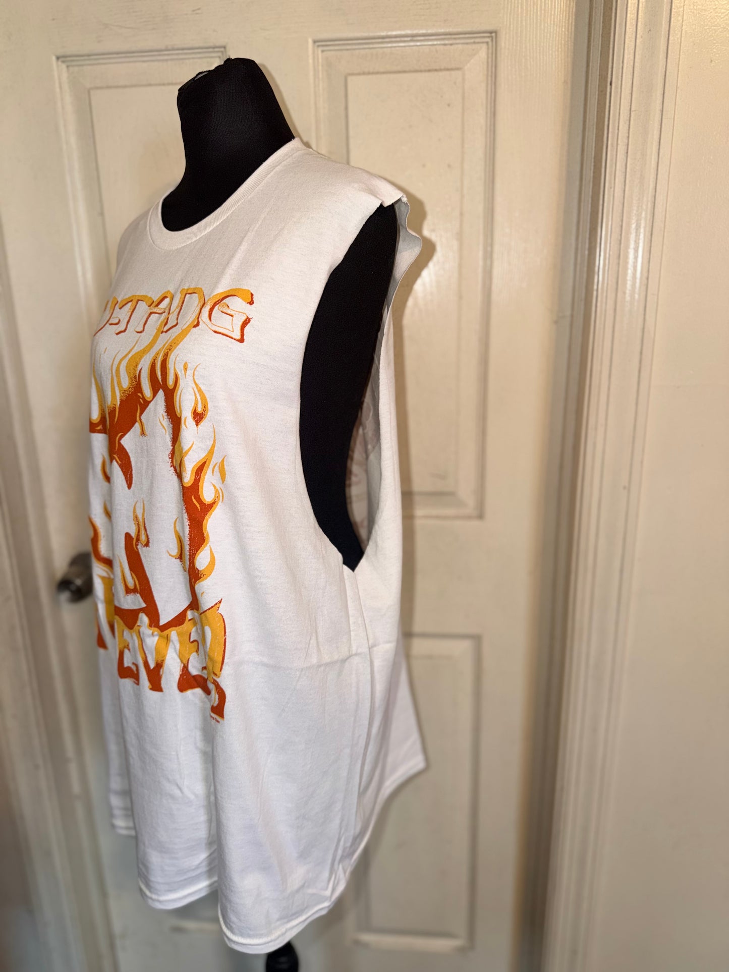 Wu-Tang Clan Double Sided Oversized Distressed Tank