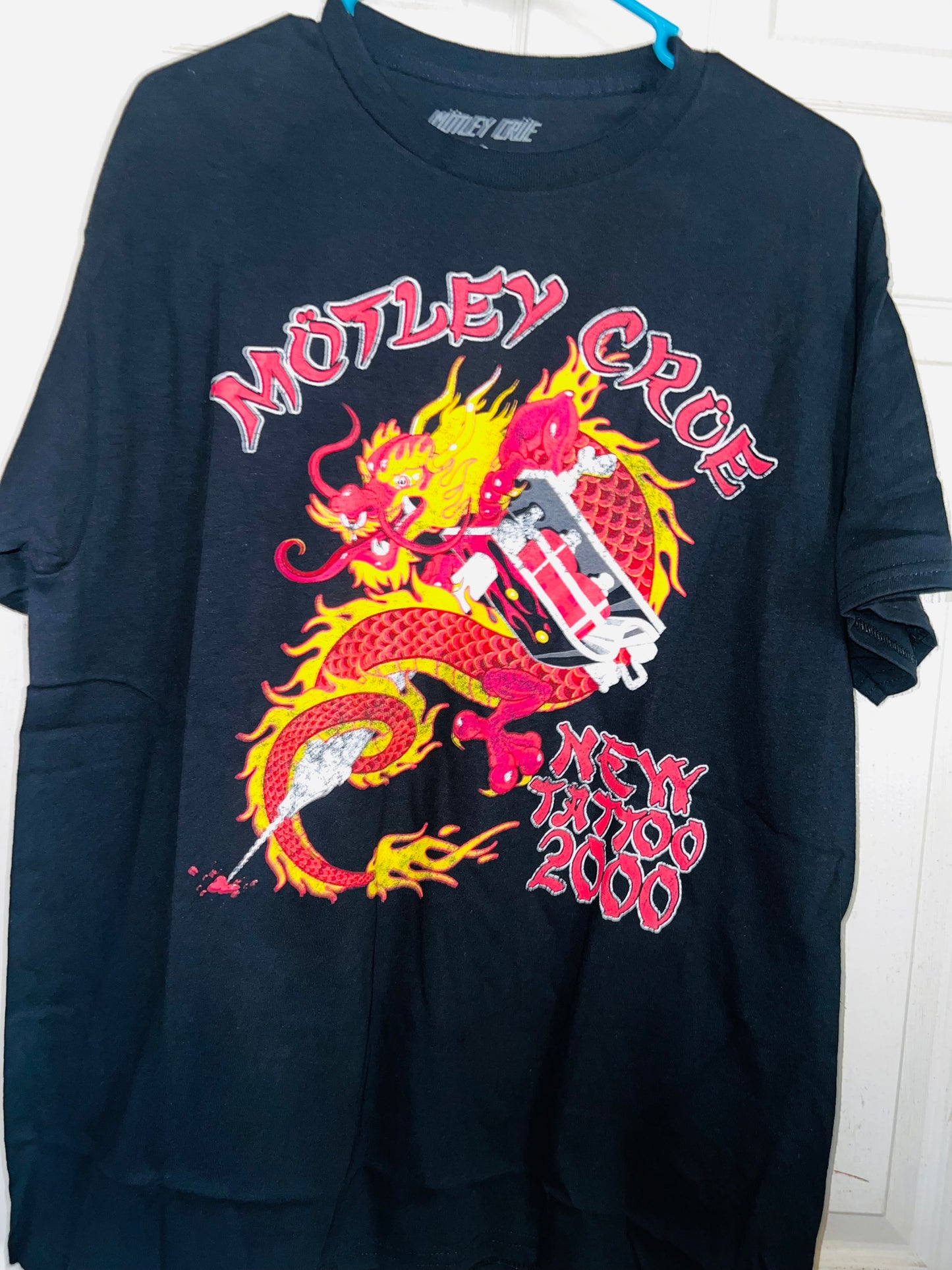 Motley Crue Double Sided Oversized Distressed Tee