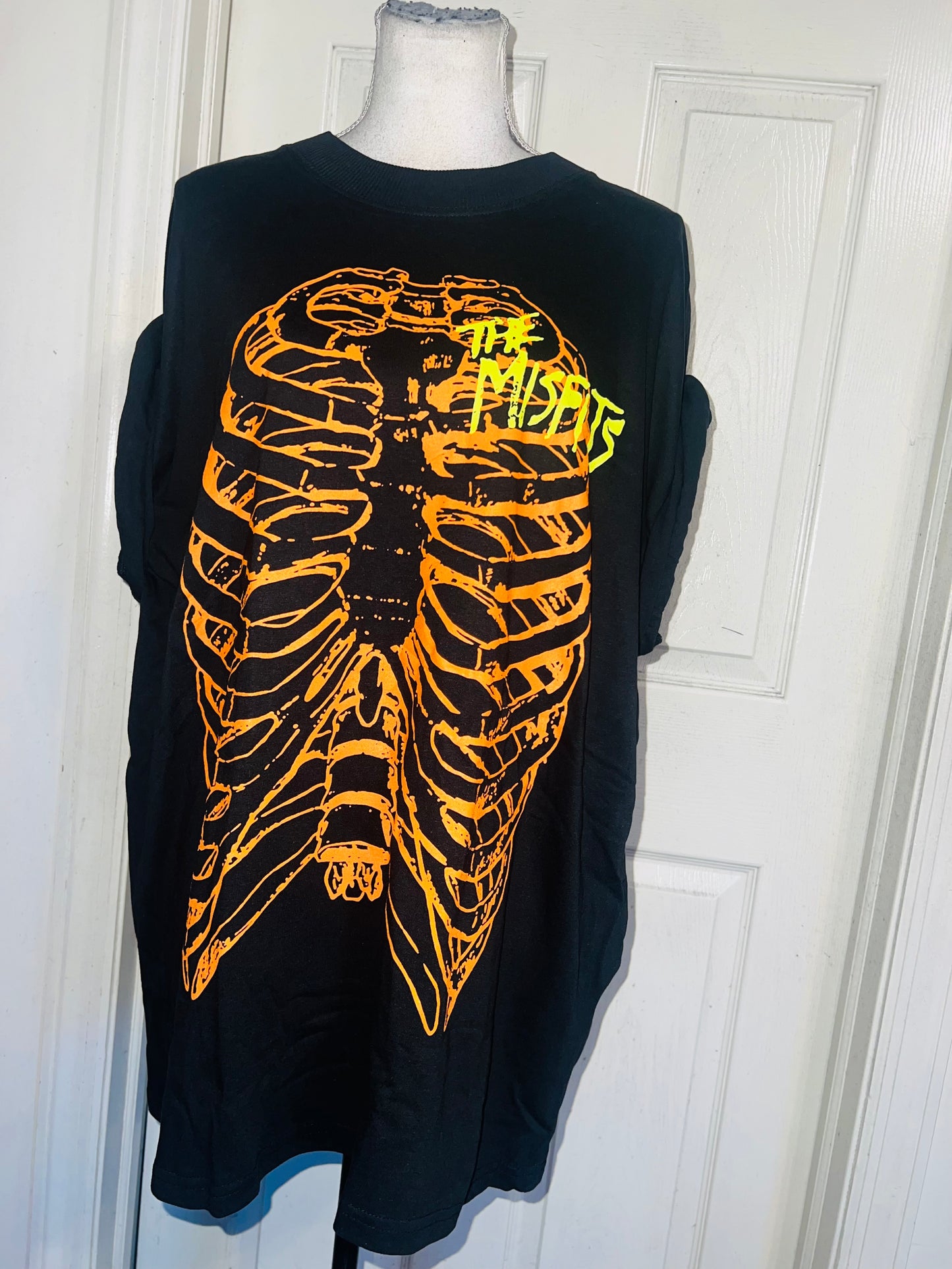 Misfits Double Sided Oversized Distressed Tee