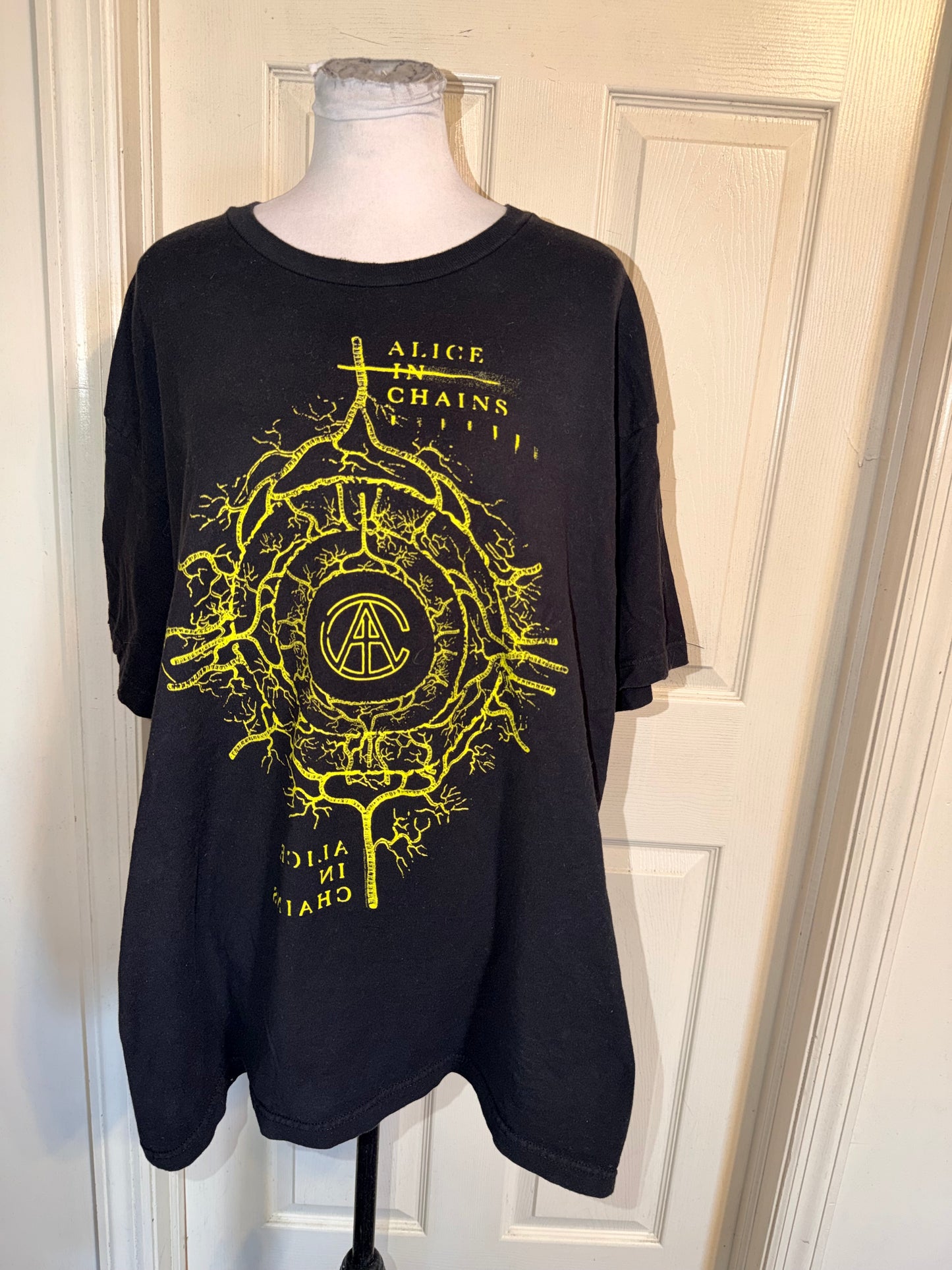 Alice In Chains Double Sided Oversized Distressed Tee