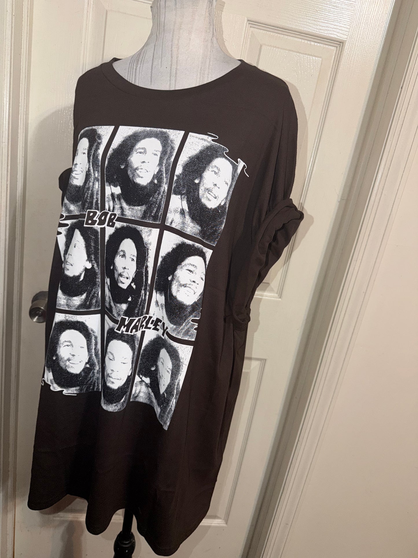 Bob Marley Oversized Distressed Tee