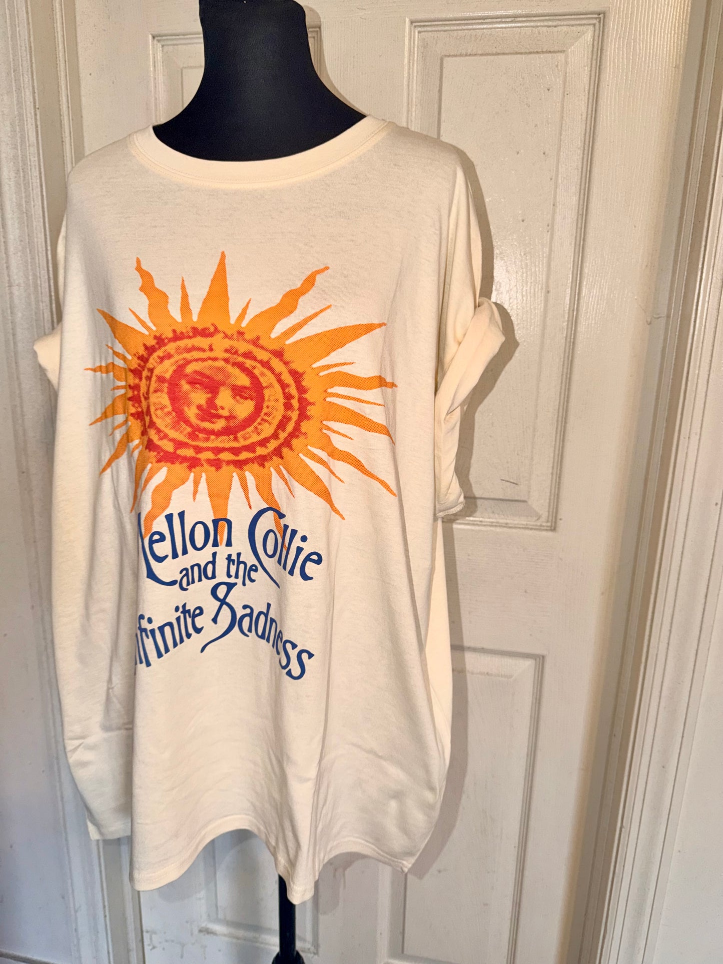 The Smashing Pumpkins Oversized Distressed Tee