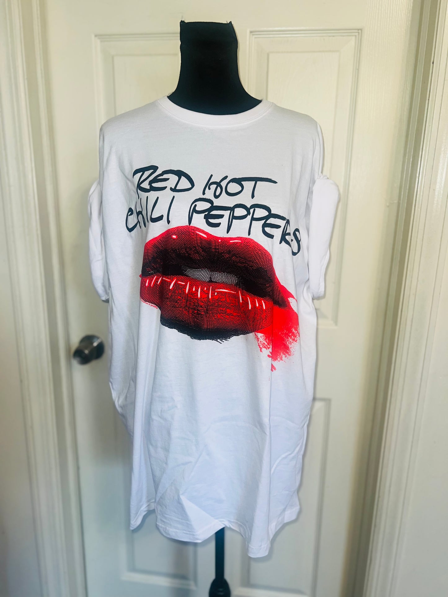 Red Hot Chili Peppers Oversized Distressed Tee
