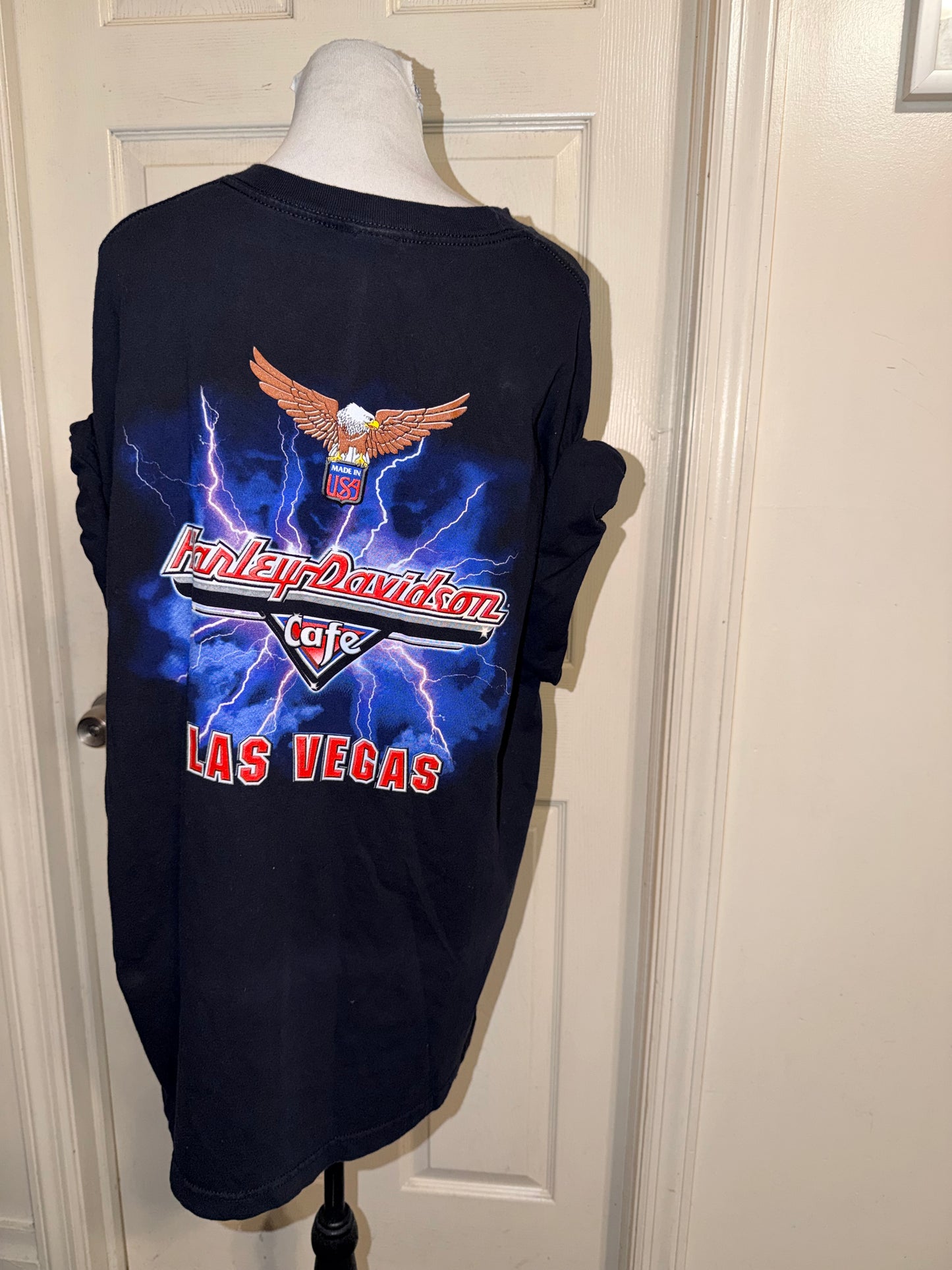 Harley Davidson Vintage Double Sided Oversized Tee
