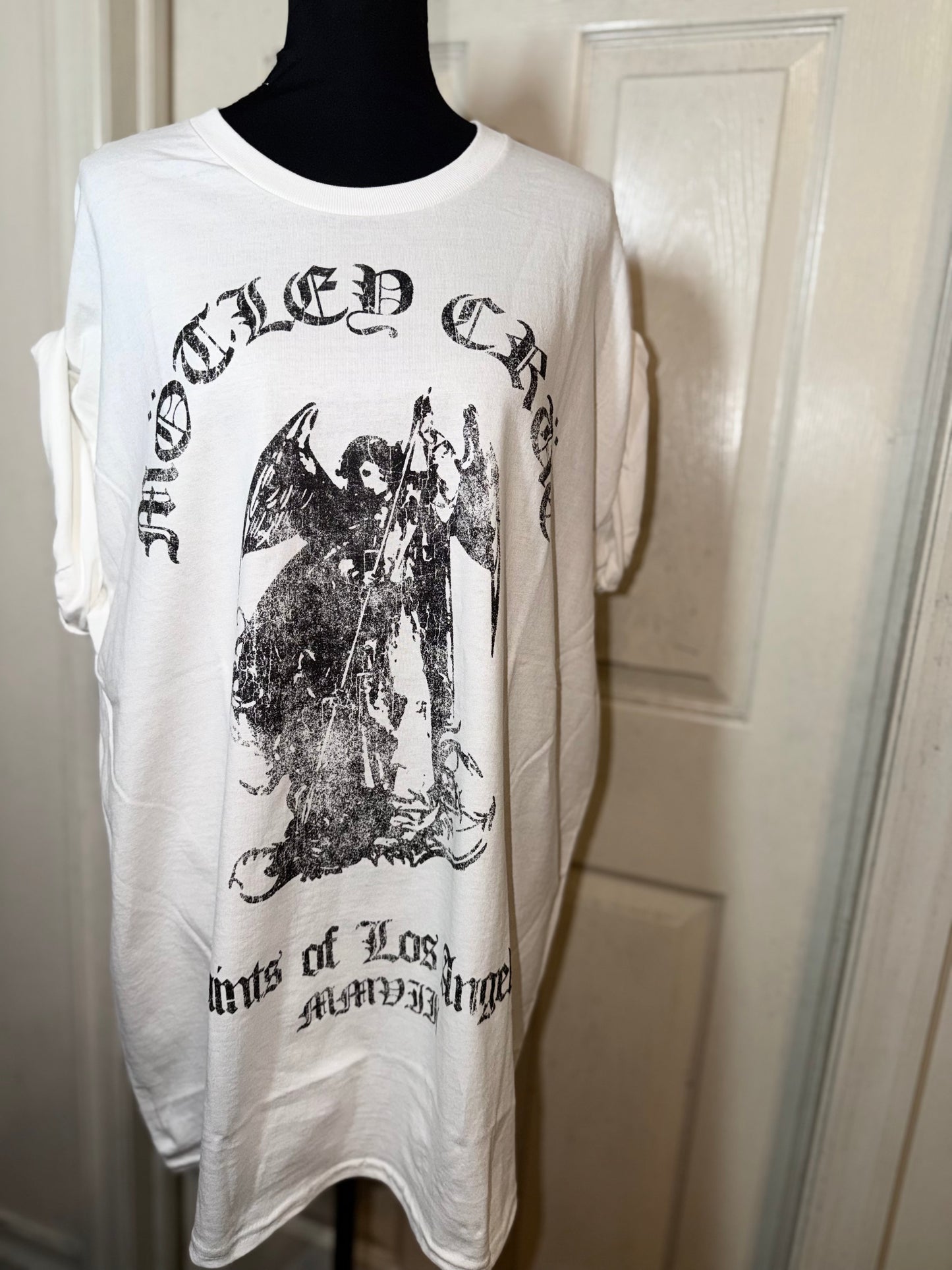 Motley Crue Oversized Distressed Tee