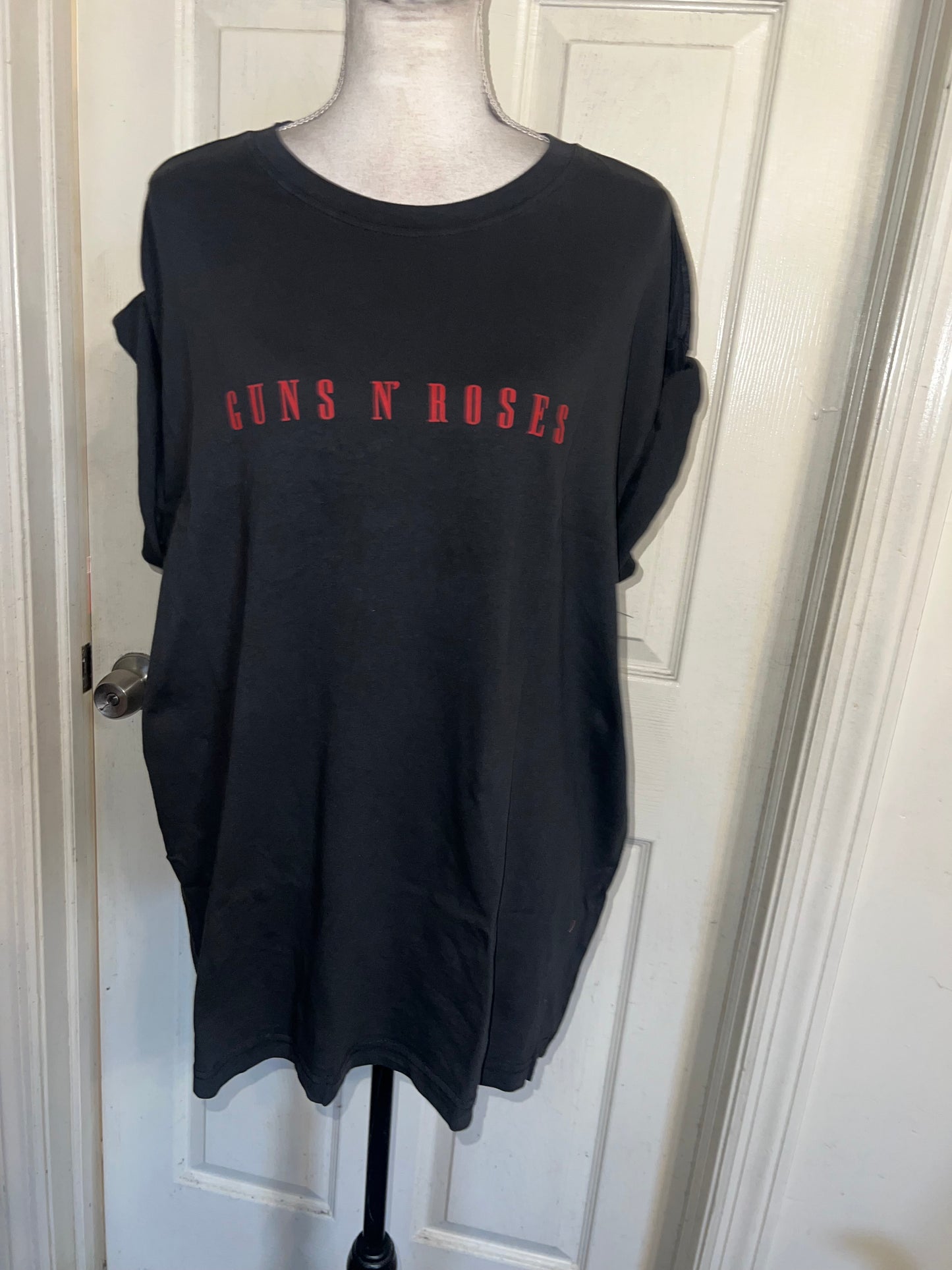 Guns n’ Roses Double Sided Oversized Distressed Tee