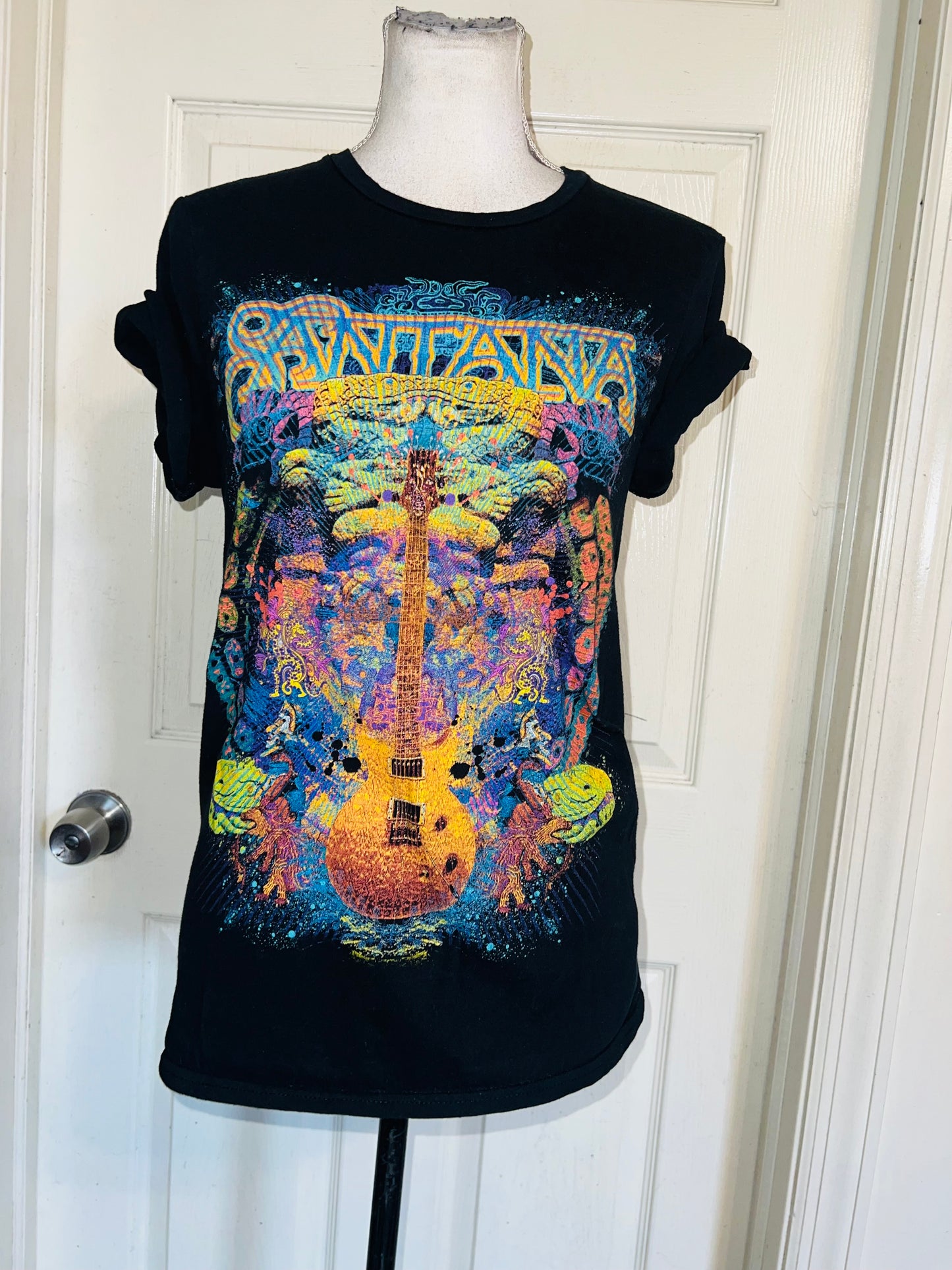 Santana Vintage Oversized Distressed Tee