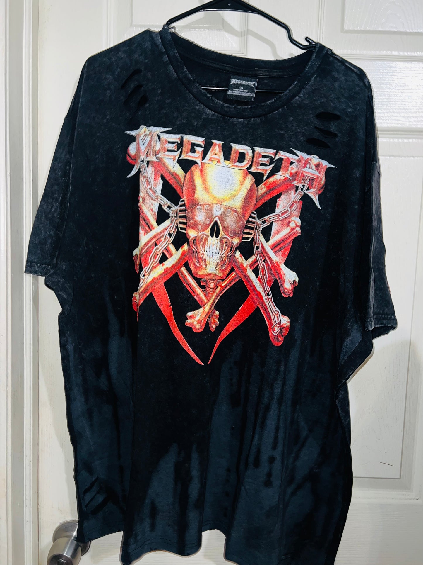 Megadeath Oversized Distressed Tee