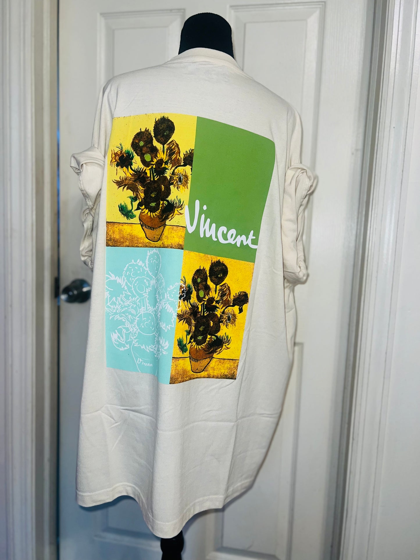 Vincent Van Gogh Double Sided Oversized Tee