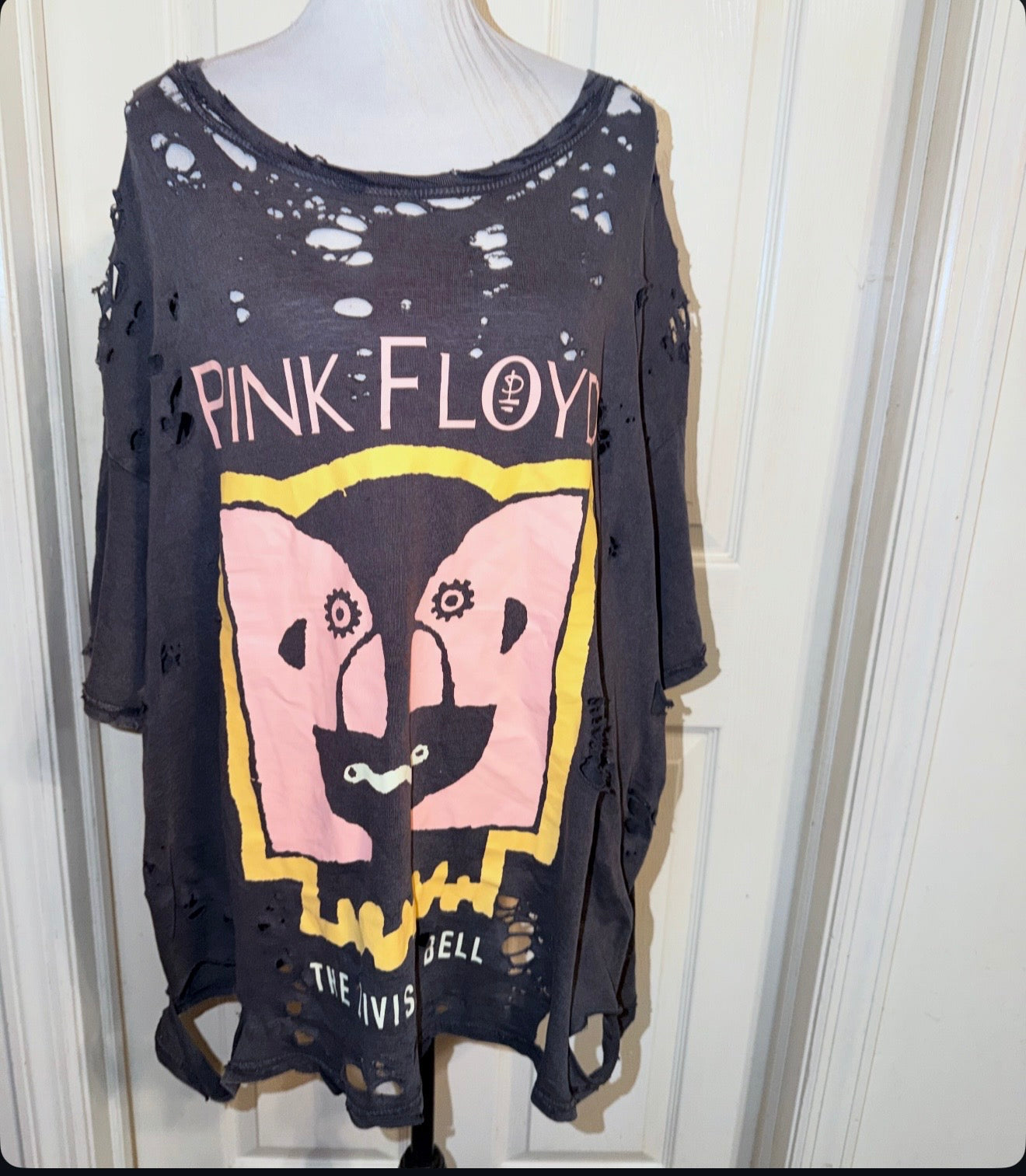 Pink Floyd Oversized Distressed Tee (as is)