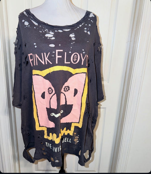 Pink Floyd Oversized Distressed Tee (as is)