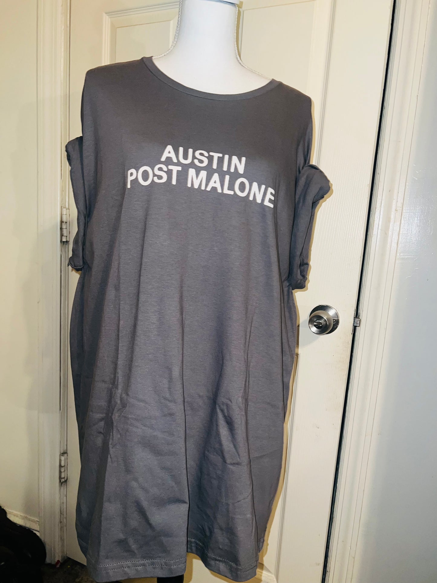 Post Malone Double Sided Oversized Distressed Tee