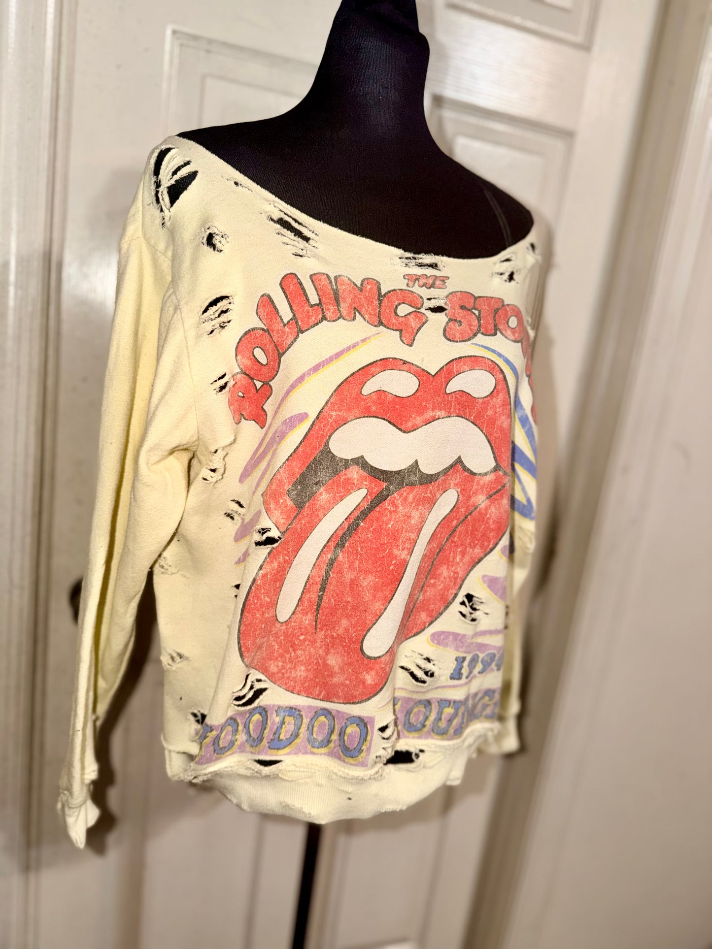 The Rolling Stones Distressed Sweatshirt