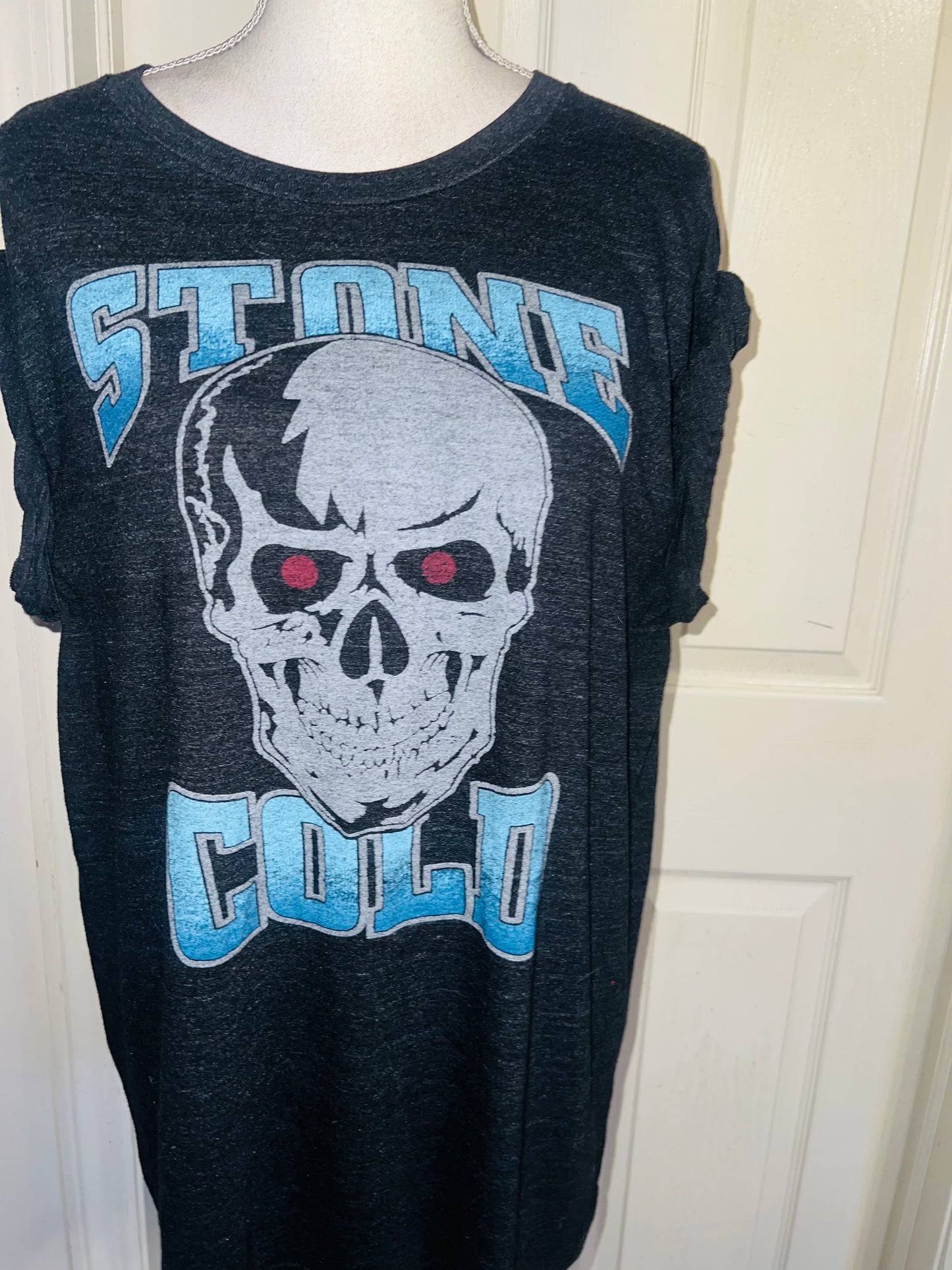 Stone Cold Steve Austin Vintage Oversized Distressed Tee