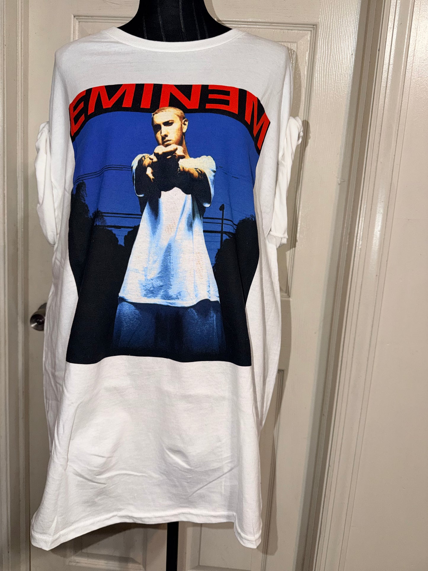Eminem Oversized Distressed Tee