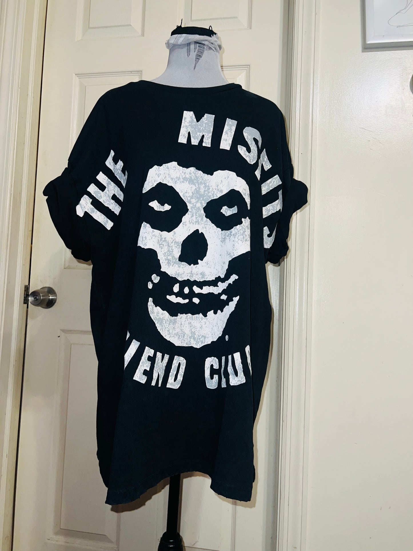 The Misfits Fiend Club Oversized Distressed Tee