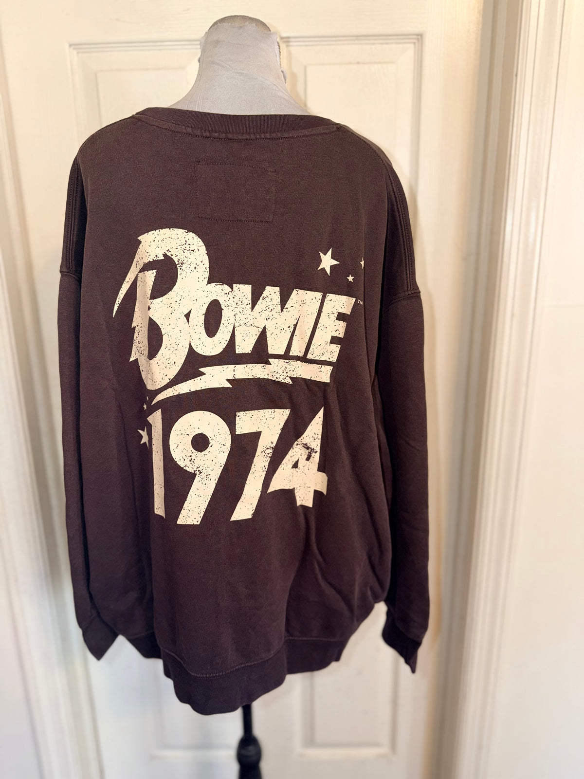 David Bowie Double Sided Oversized Sweatshirt