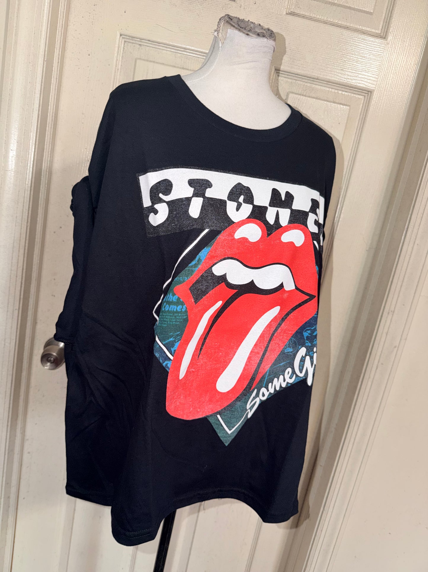 The Rolling Stones Oversized Distressed Tee