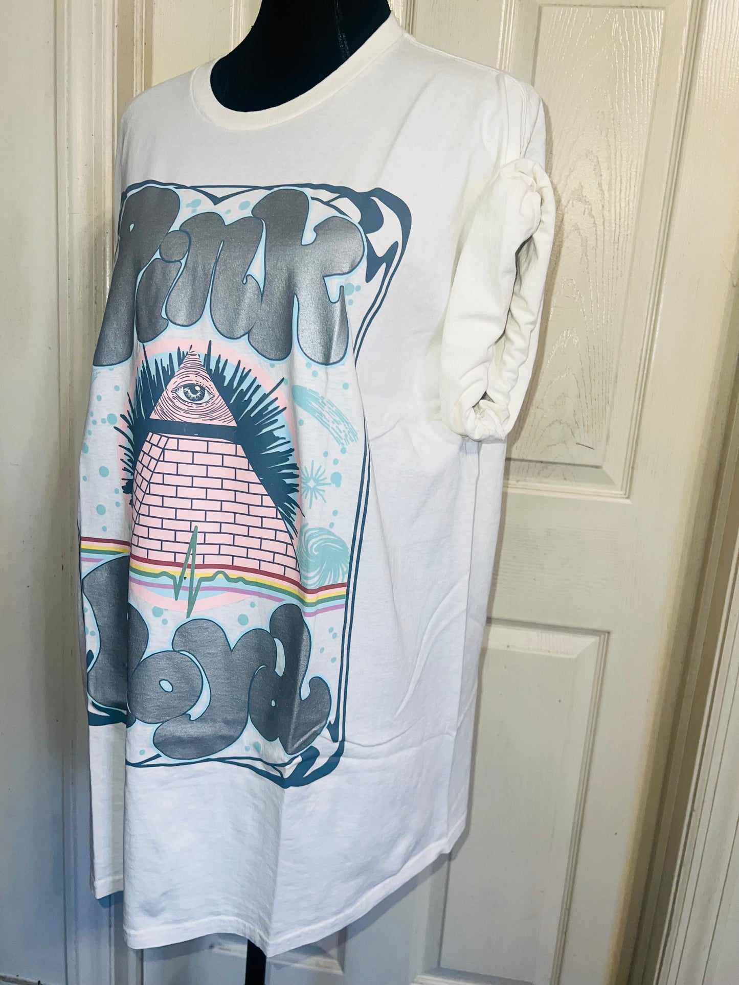 Pink Floyd Oversized Distressed Tee