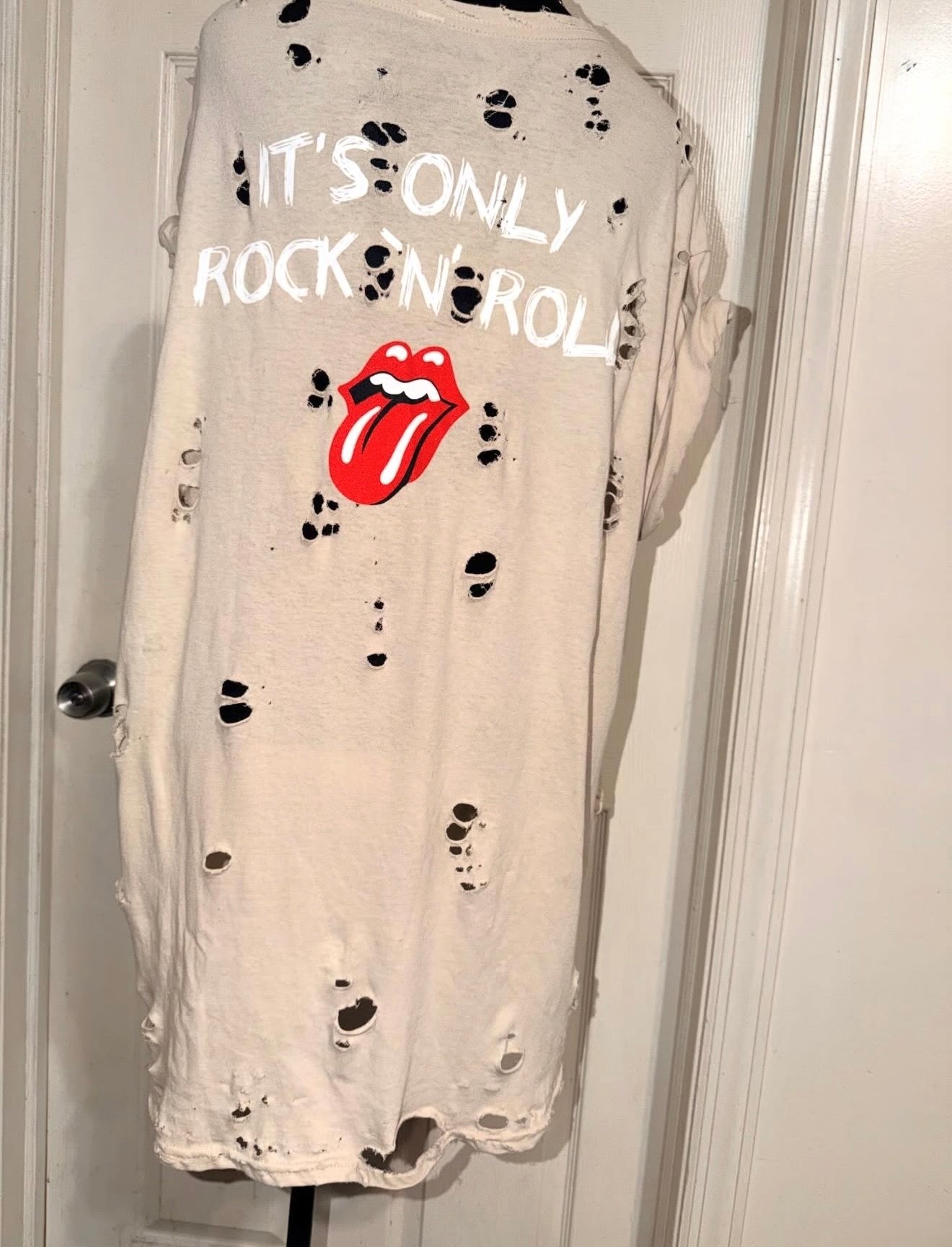The Rolling Stones Double Sided Distressed Tee