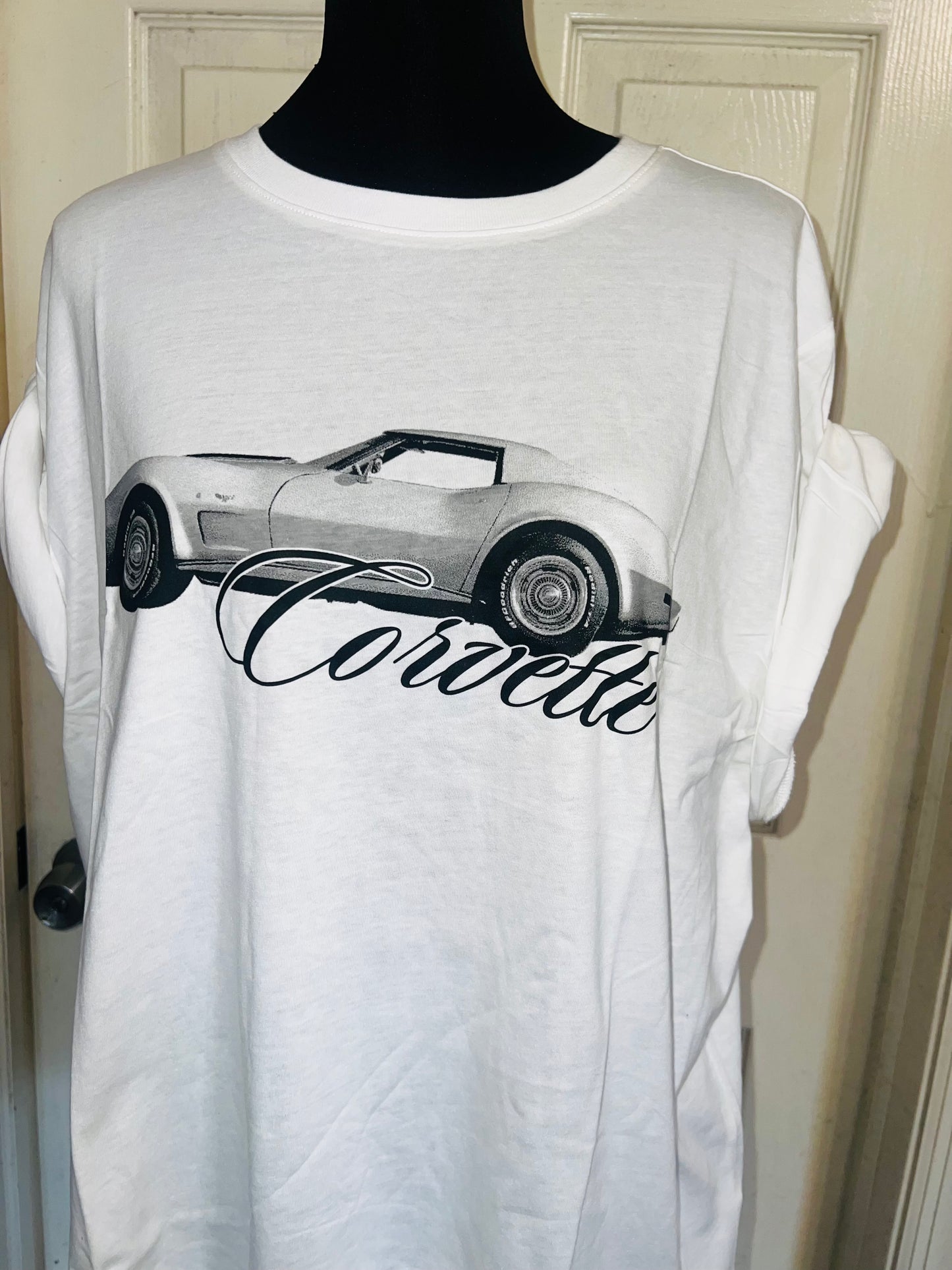Corvette Oversized Distressed Tee