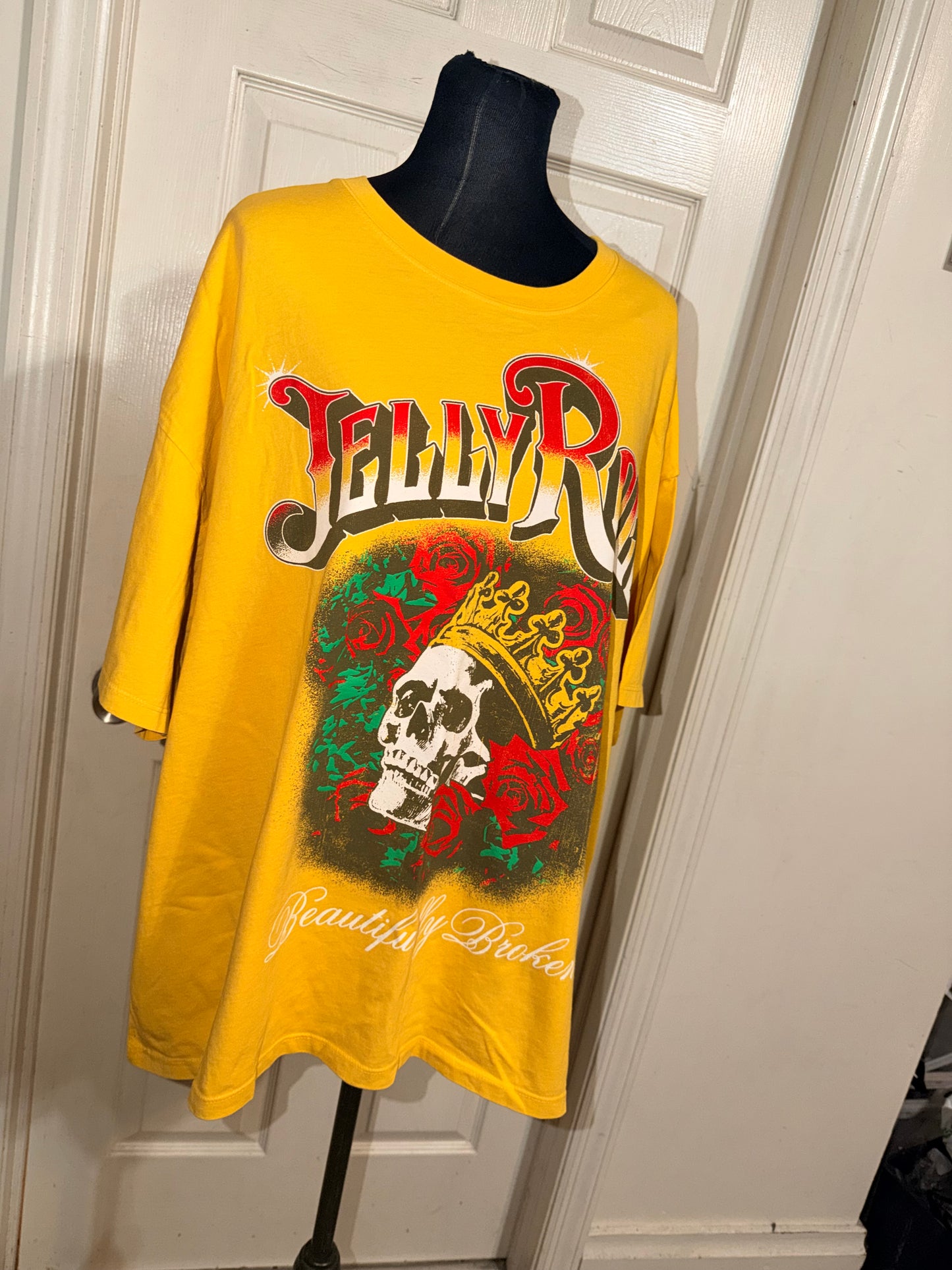 Jelly Roll Double Sided Oversized Distressed Tee