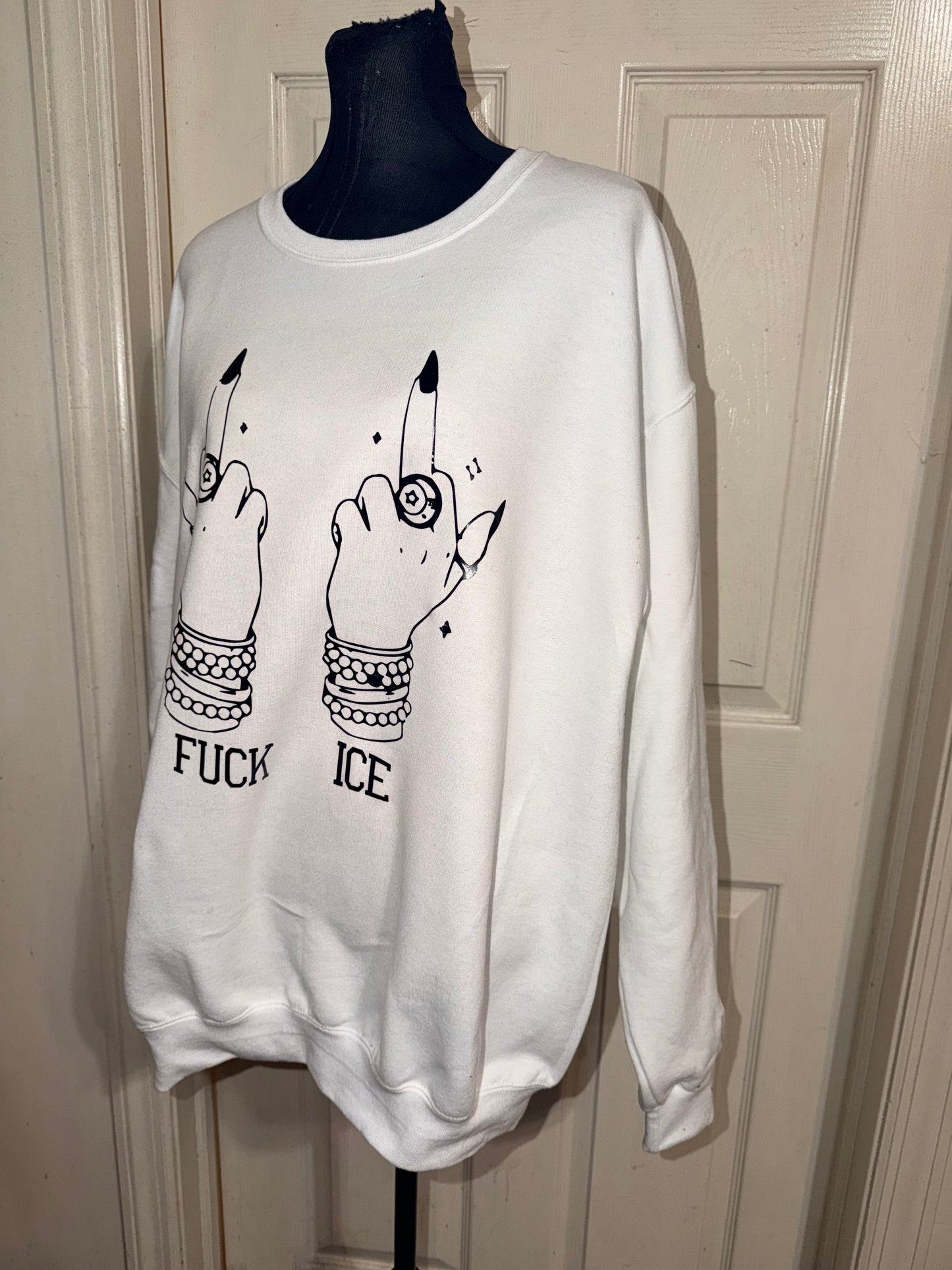 F ICE Oversized Sweatshirt & Tee