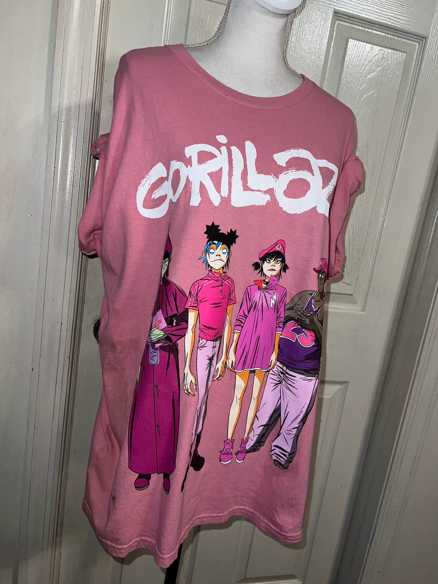 Gorillaz Oversized Distressed Tee