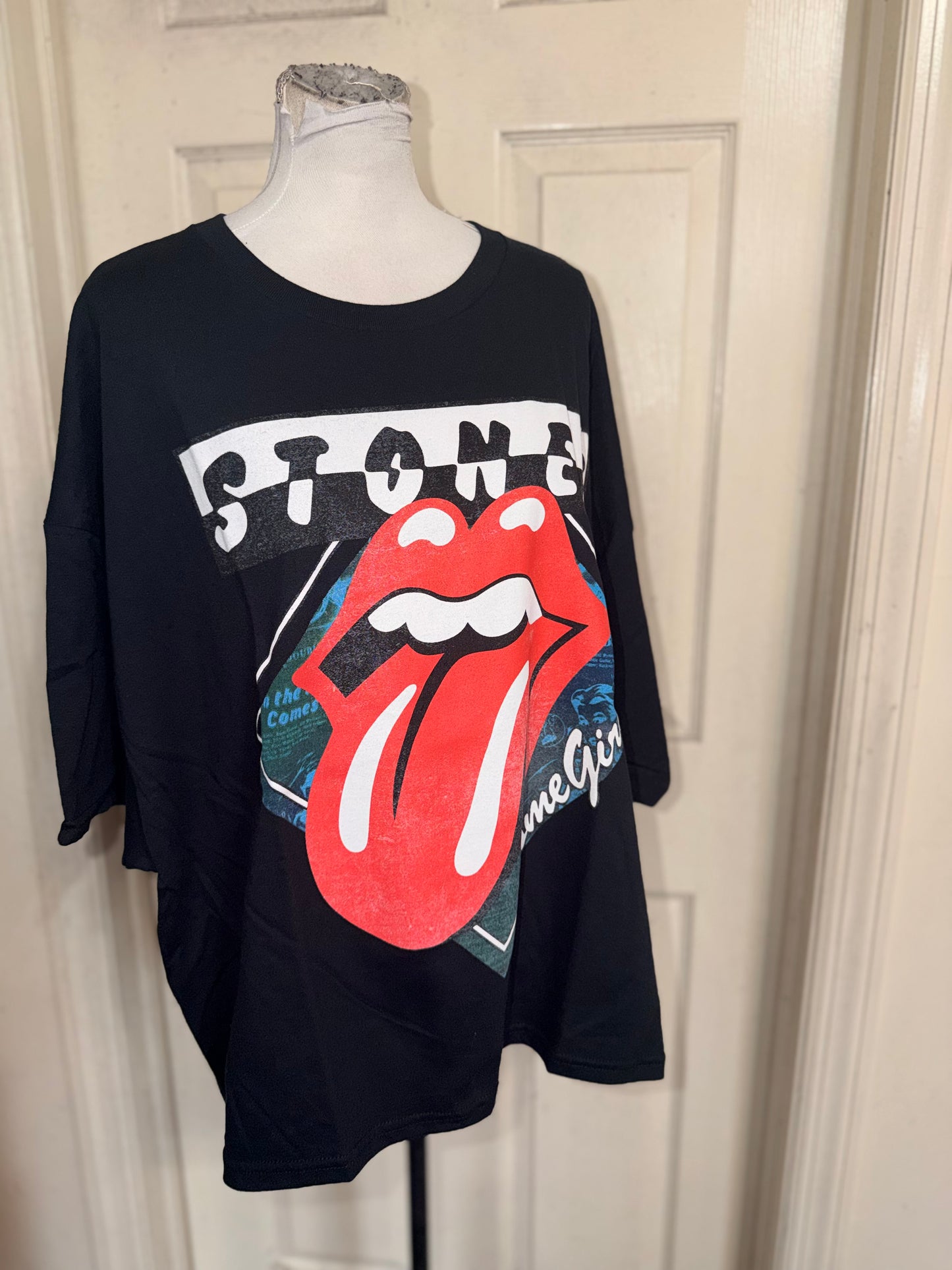 The Rolling Stones Oversized Distressed Tee