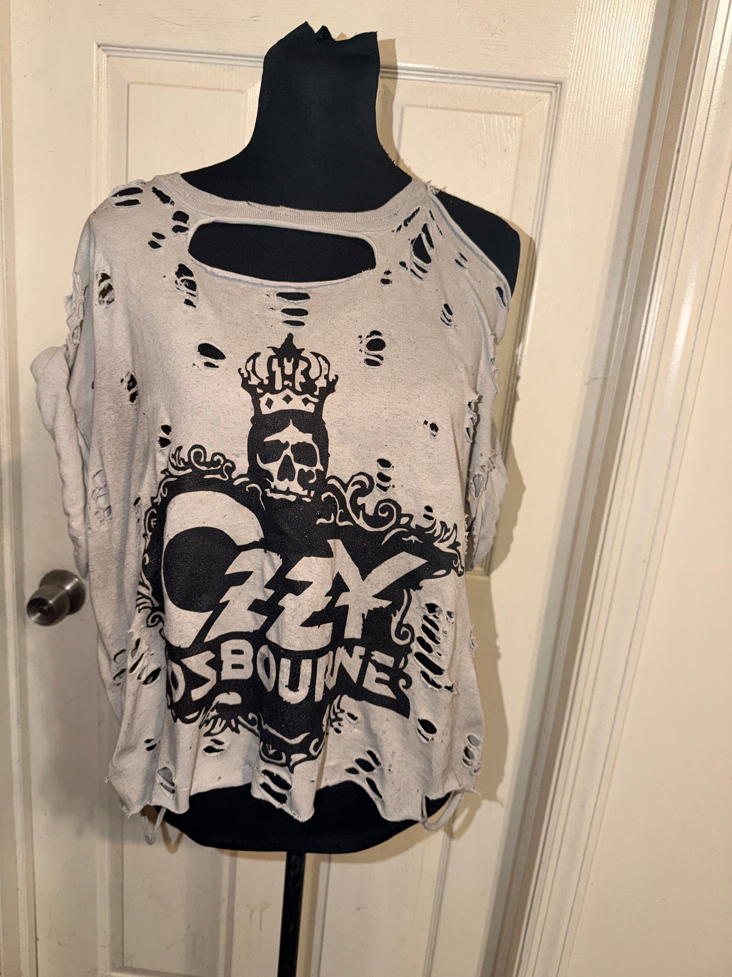 Ozzy Osbourne Oversized Distressed Tee (As Is)