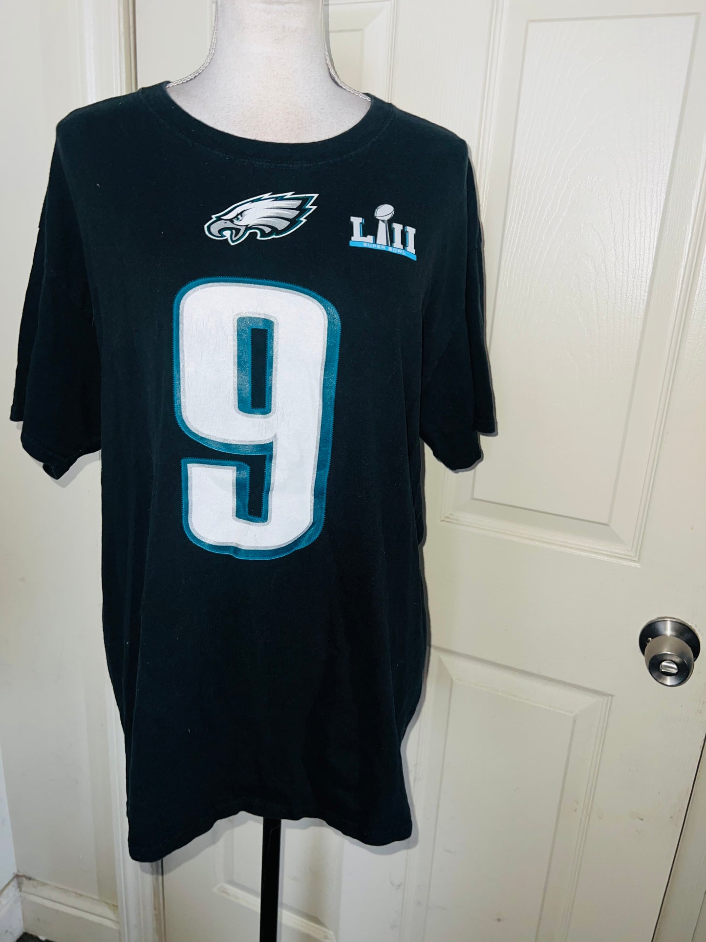 Philadelphia Eagles Nick Foles Super Bowl Distressed Tee
