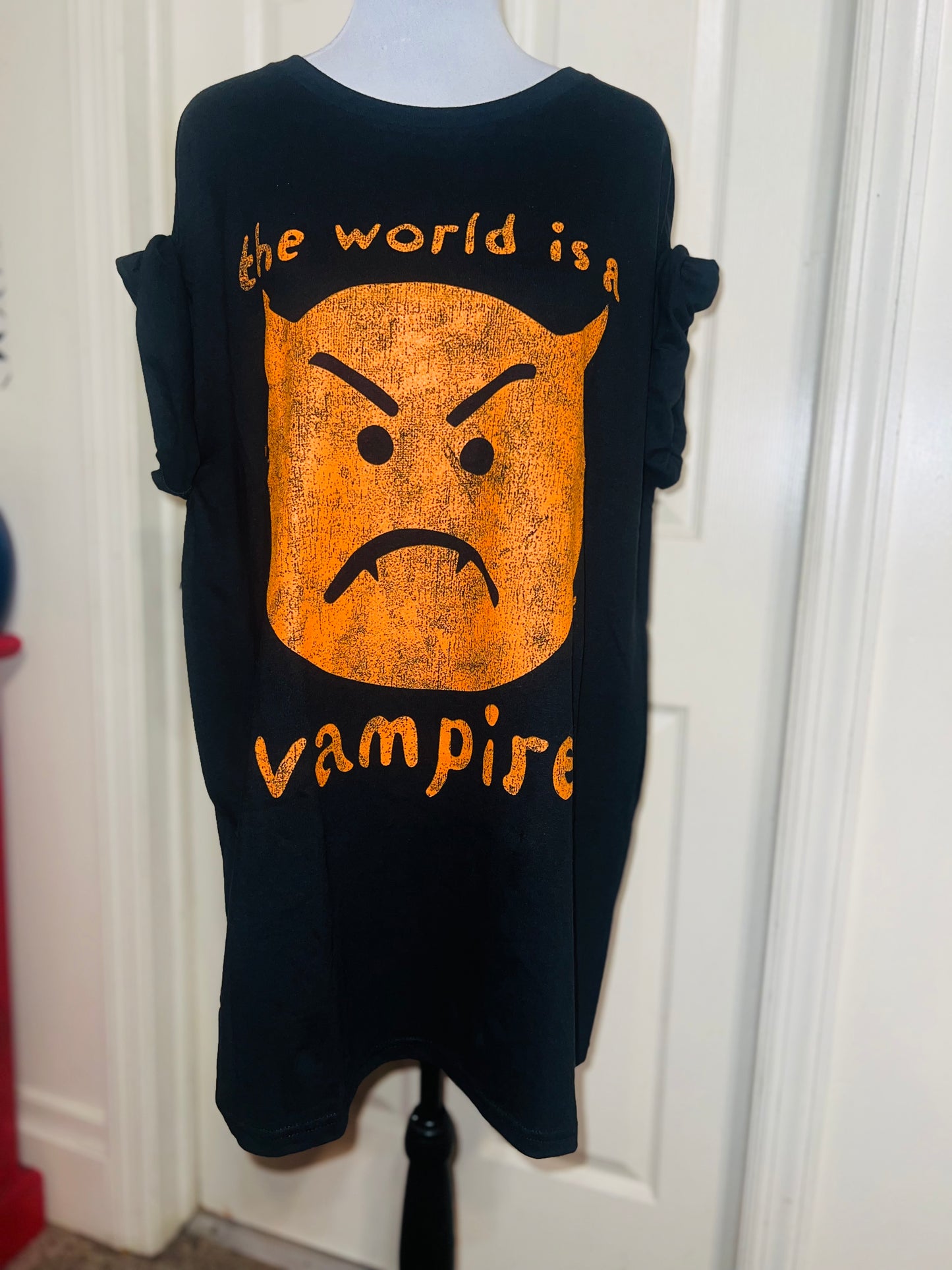 The Smashing Pumpkins Tour Double Sided Oversized Distressed Tee