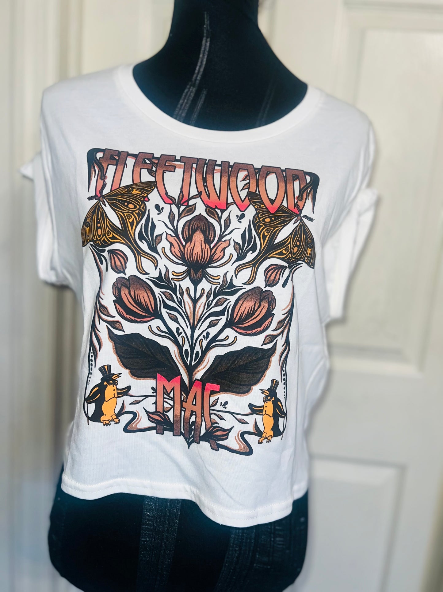Fleetwood Mac Distressed Baby Tee