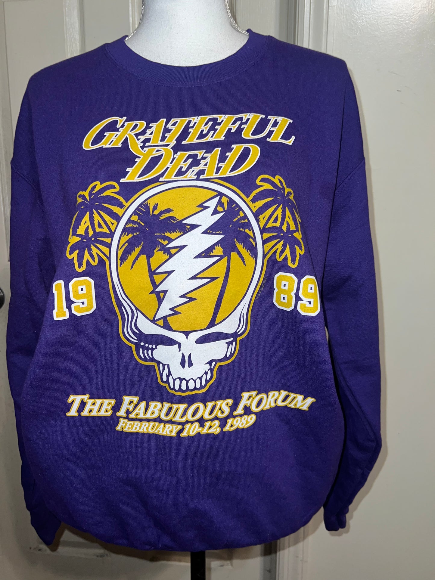 Grateful Dead Oversized Distressed Sweatshirt